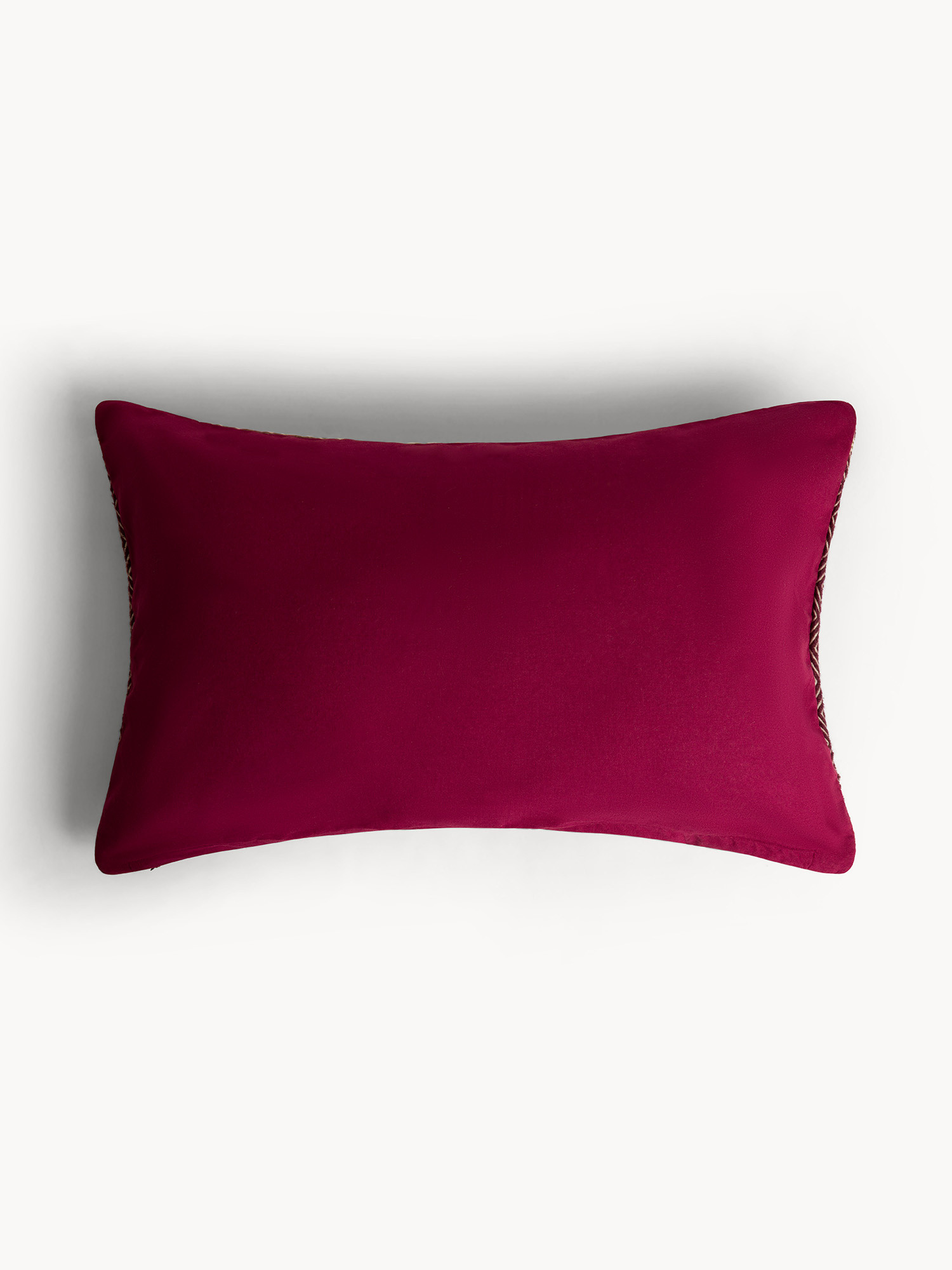 Cuscino 35x55 cm in mohair righe zigzag