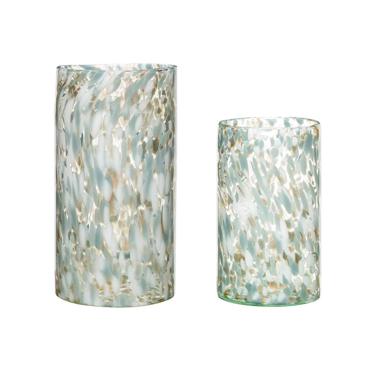 Hübsch Interior - Libra Vase, mehrfarbig (2er-Set)