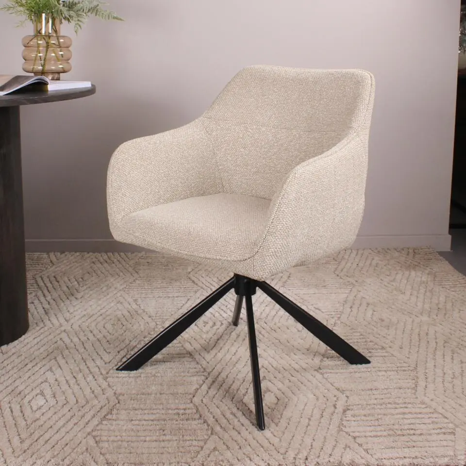 DS4U - Seff armstoel terugdraai - champagne