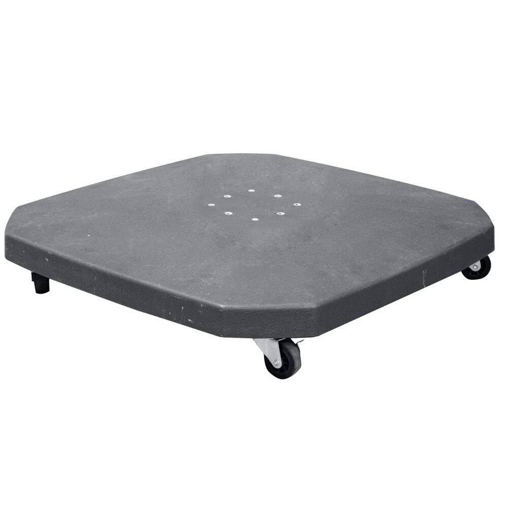 Base em betão para guarda-sós descentrados