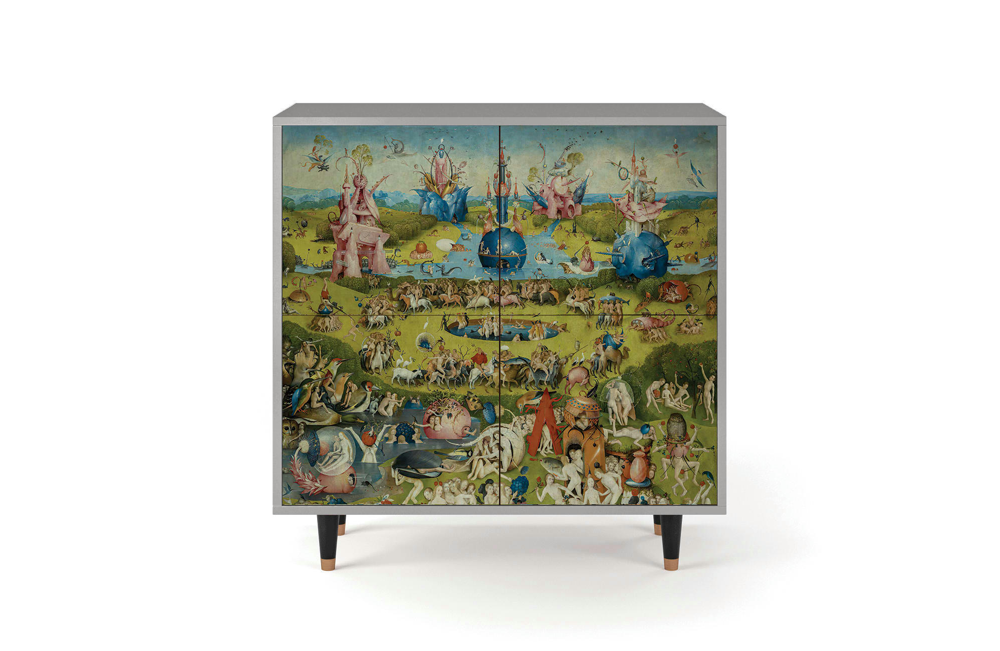 THE GARDEN BY HIERONYMUS BOSCH - Buffet  multicolore 4 portes L 94 cm