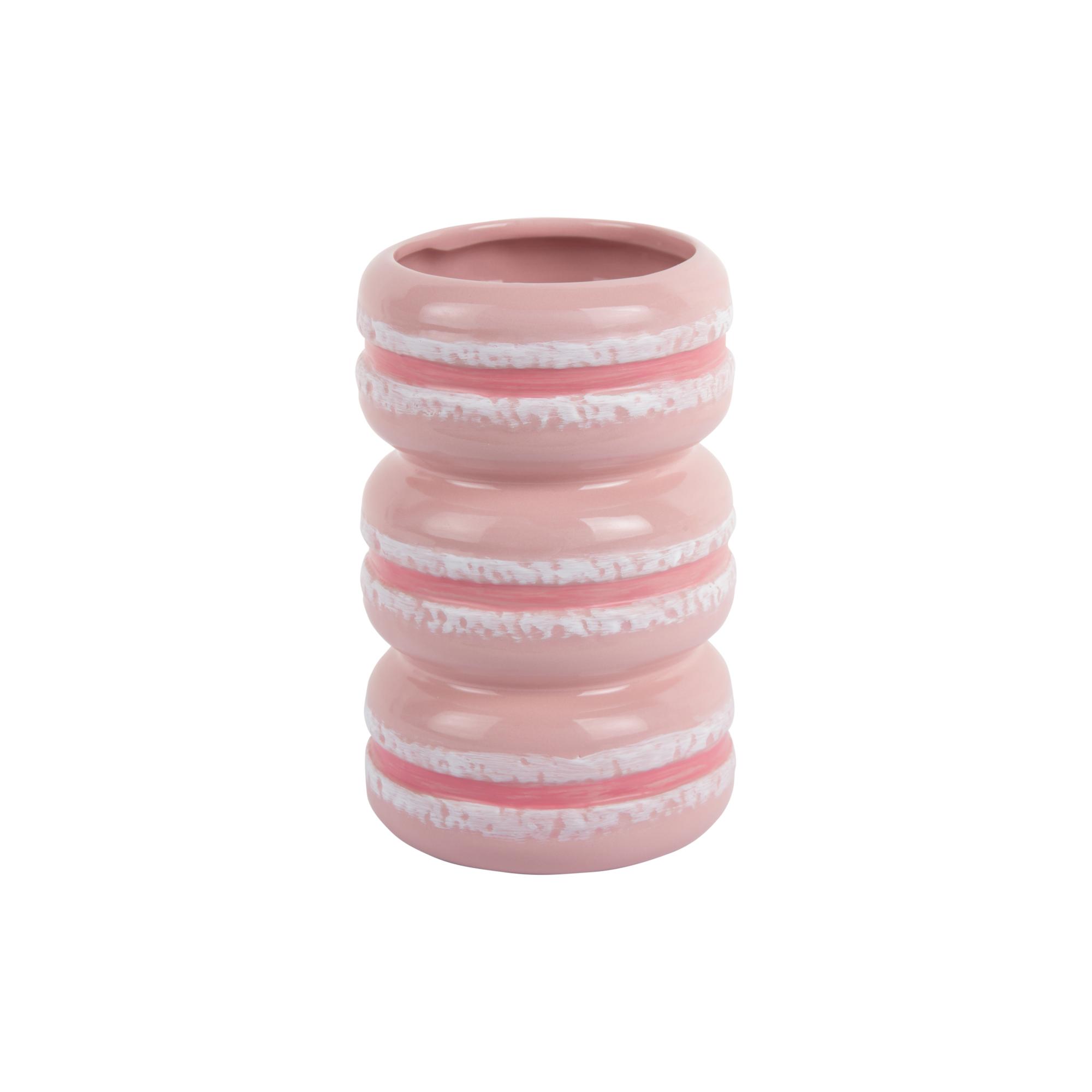 Present Time vaas Macaron - roze - Ø9.3cm