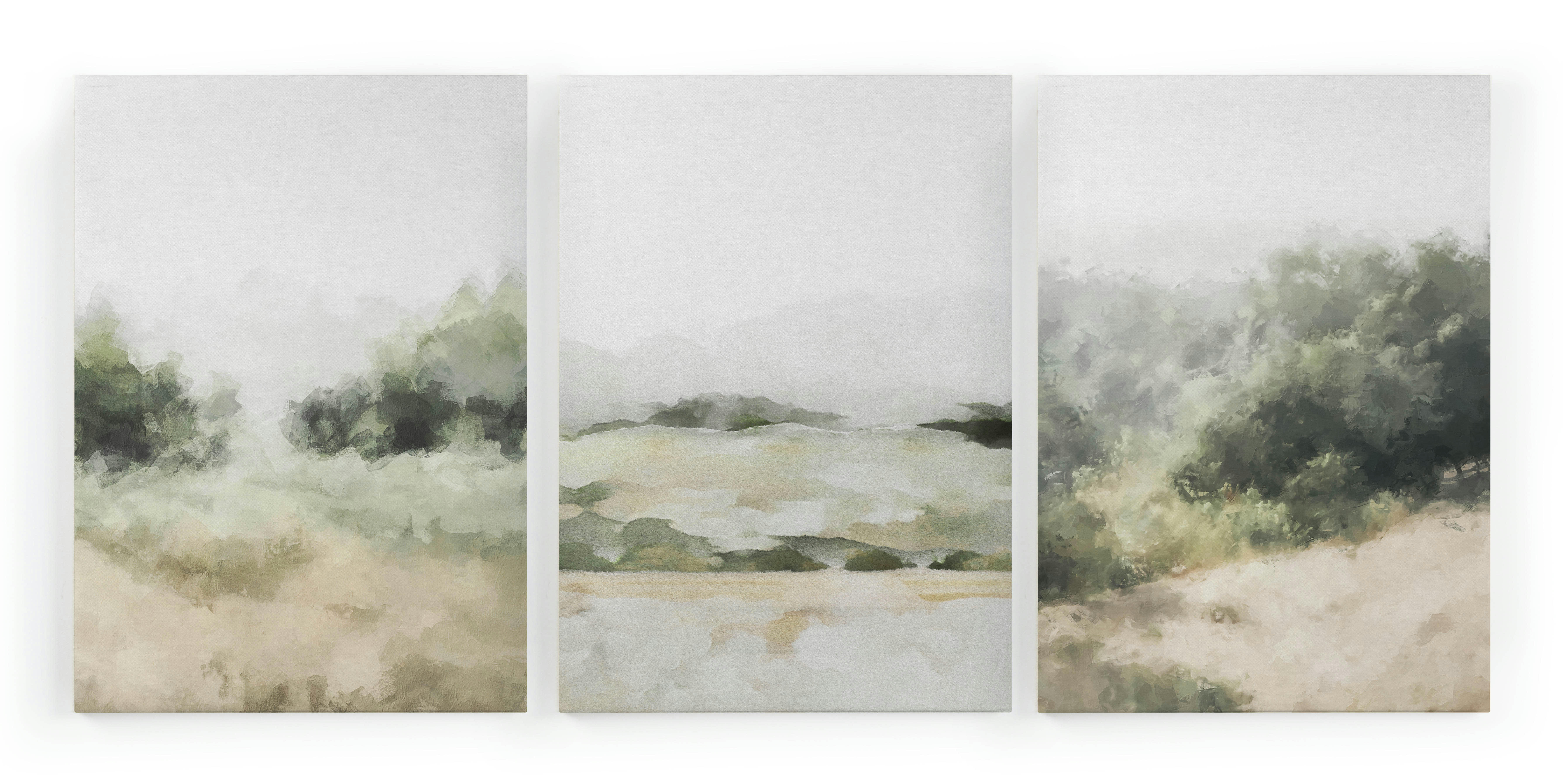 NATURE - Set 3  Peintures sur toile 60x40 imprimé HD Nature