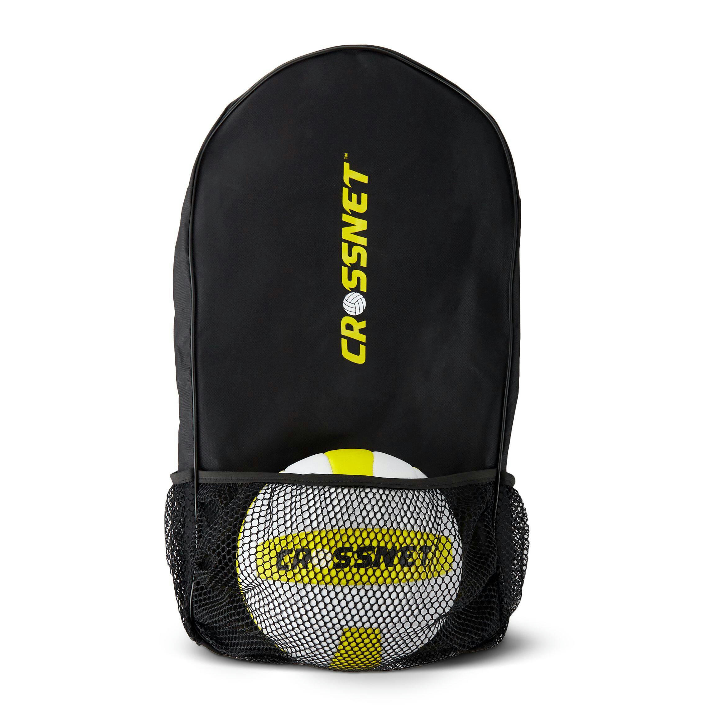 Outdoor Portable 4-Square Crossnet Game, includes Storage Bag, All Ages