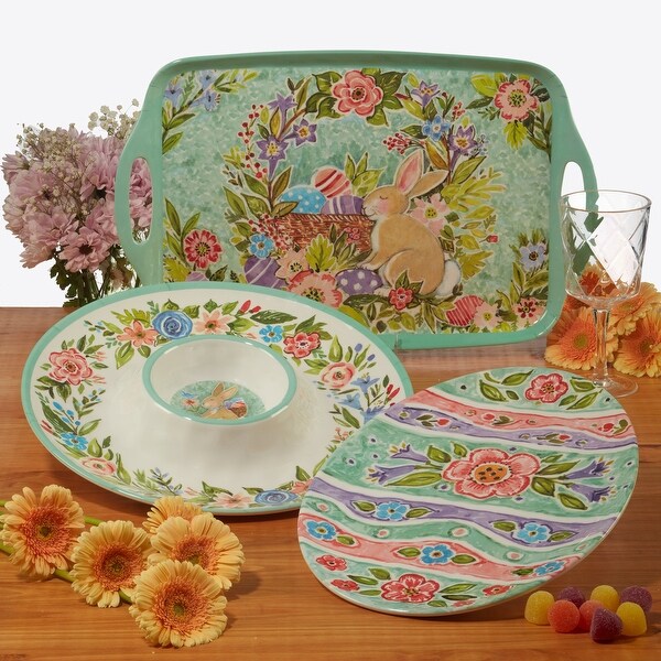 Certified International Geraniums 22 Oz. Melamine All Purpose Bowls, Set of 6 - 22 Oz.