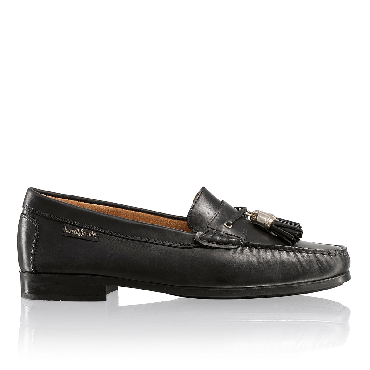 Russell & Bromley MOCHA Tassel Moccasin