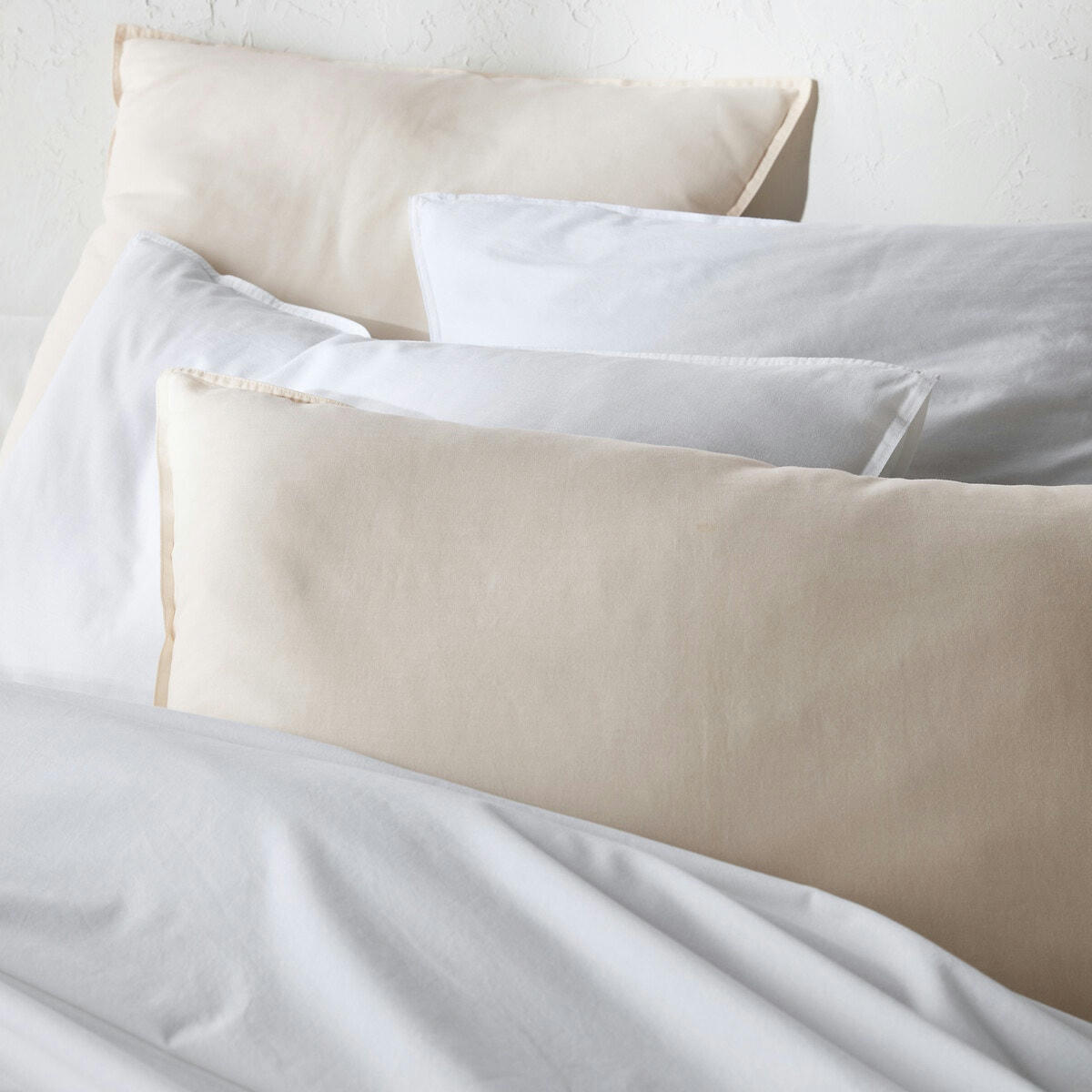 Housse de couette unie en coton lavé, Scenario