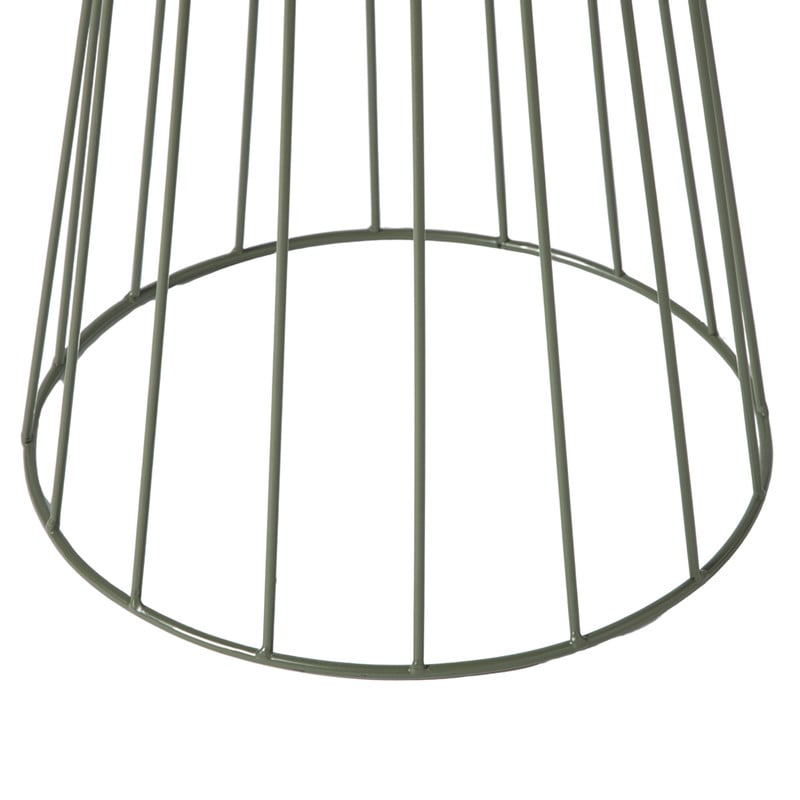 Bijzettafel Vicky - groen - &Oslash;35x40 cm