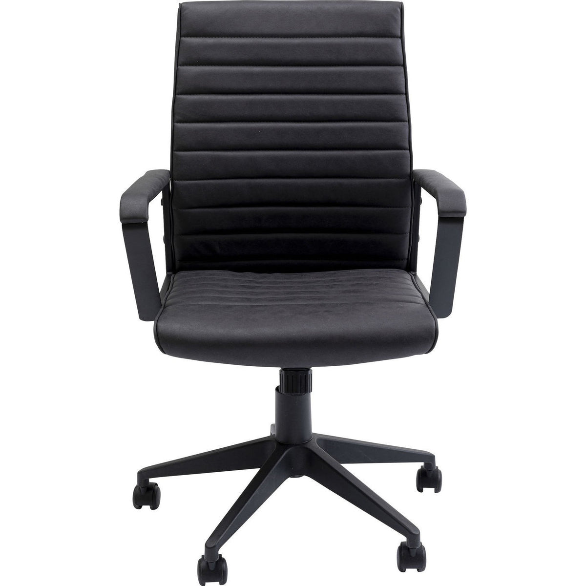Kare Design Draaibare Bureaustoel Labora laag zwart