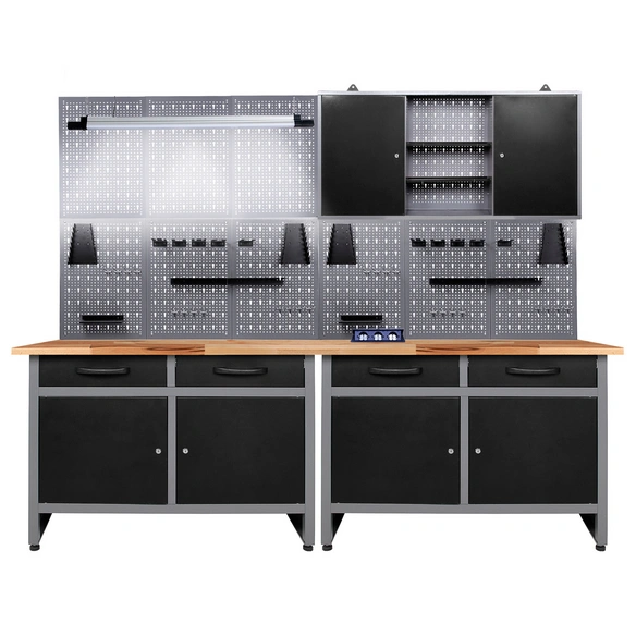 Werkstatt-Set »Werner«, anthrazit, Metall