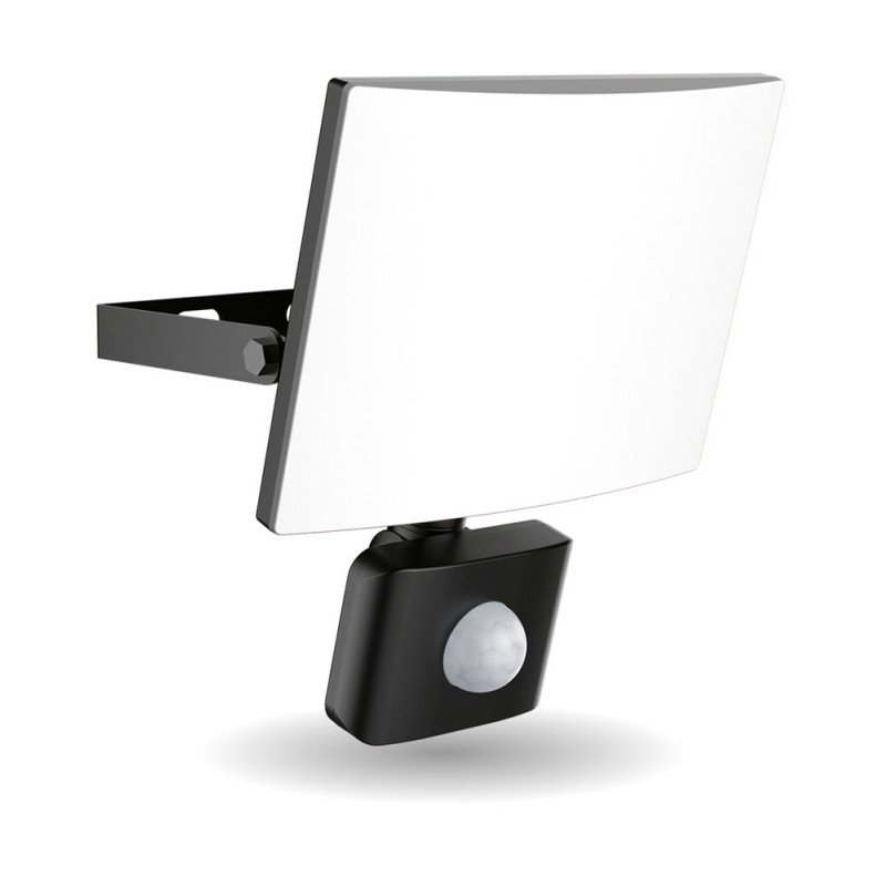 Projecteur extérieur LED noir avec détecteur de mouvement 2500 lm 30 W XANLITE