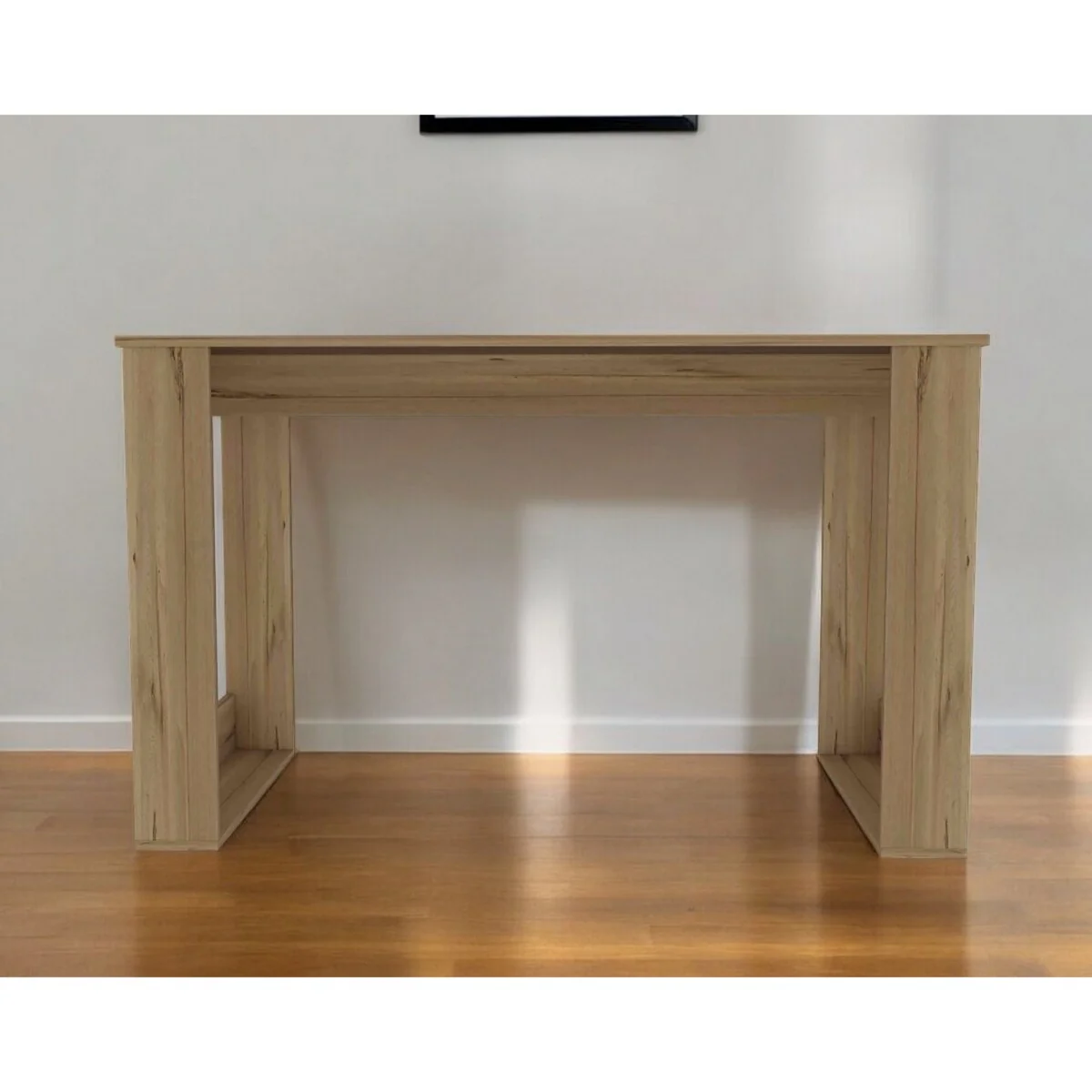 Modern 47 Aurora Computer Desk in Espresso Finish Compact Office Workstation