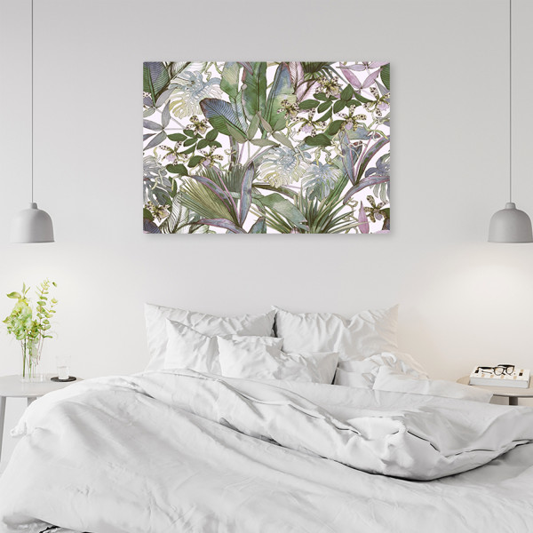 Feeby Obraz, Tropikalne liście monstera 60x40