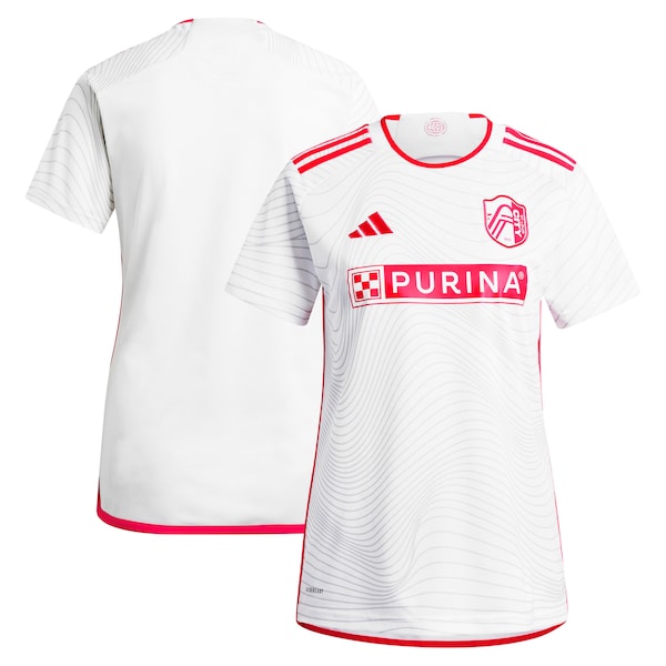 St. Louis City SC adidas Women's 2024 The Confluence Kit Replica Jersey  - White