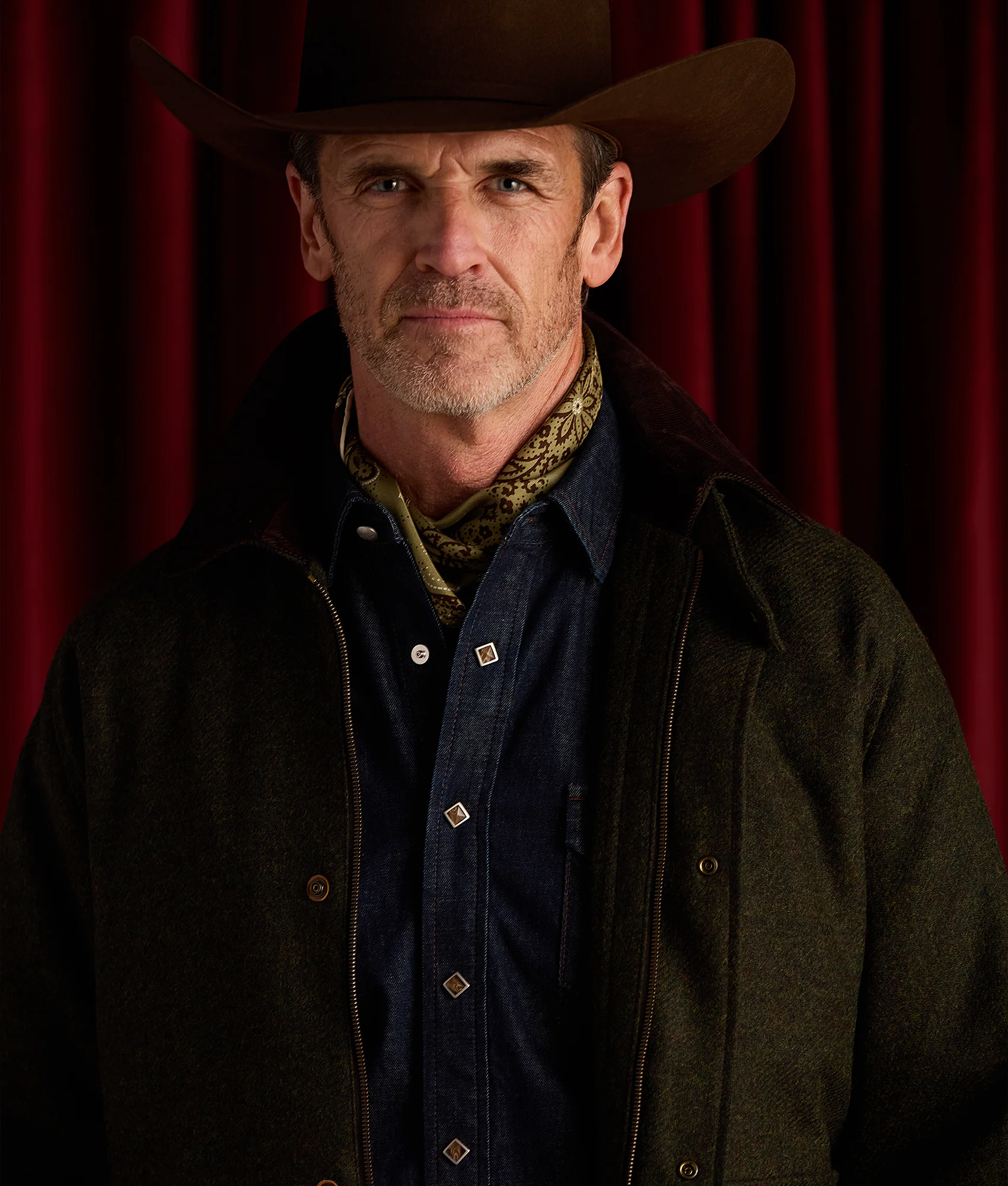 Charles Shetland Wool Jacket - Forest Green