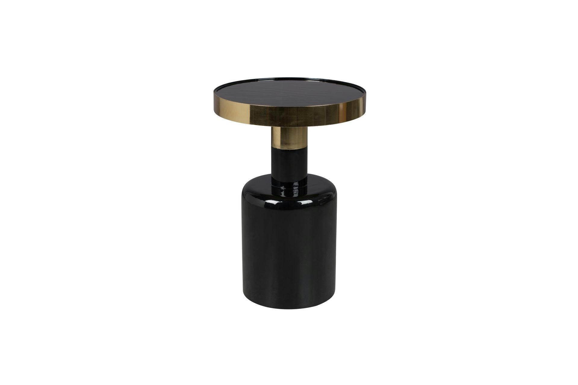 GLAM - Table d'appoint en métal noir