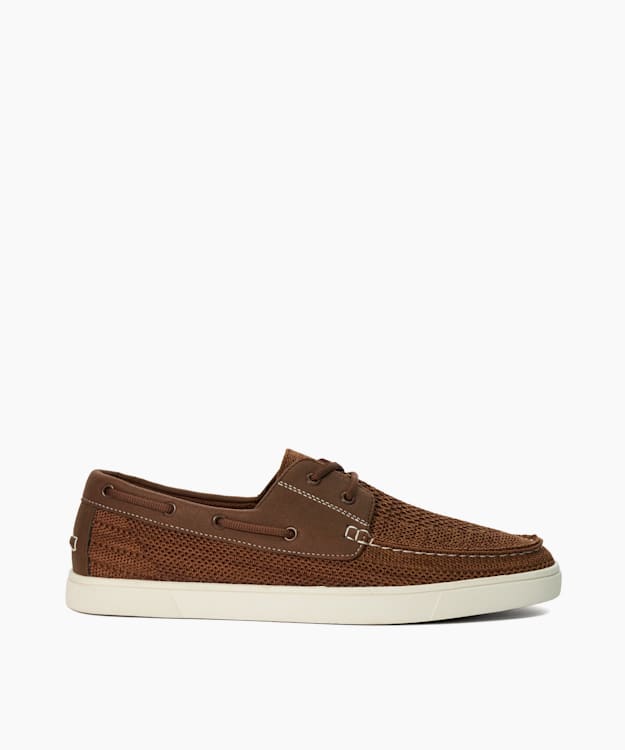 Blaizers Tan - Knitted Boat Shoes