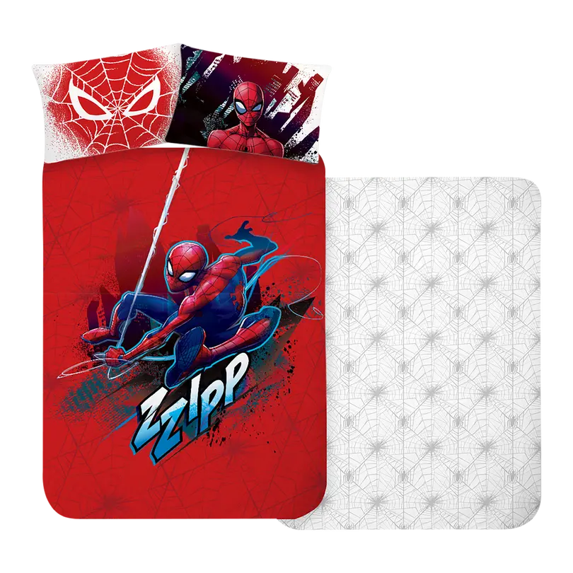Bettwäschegarnitur Spiderman Zip