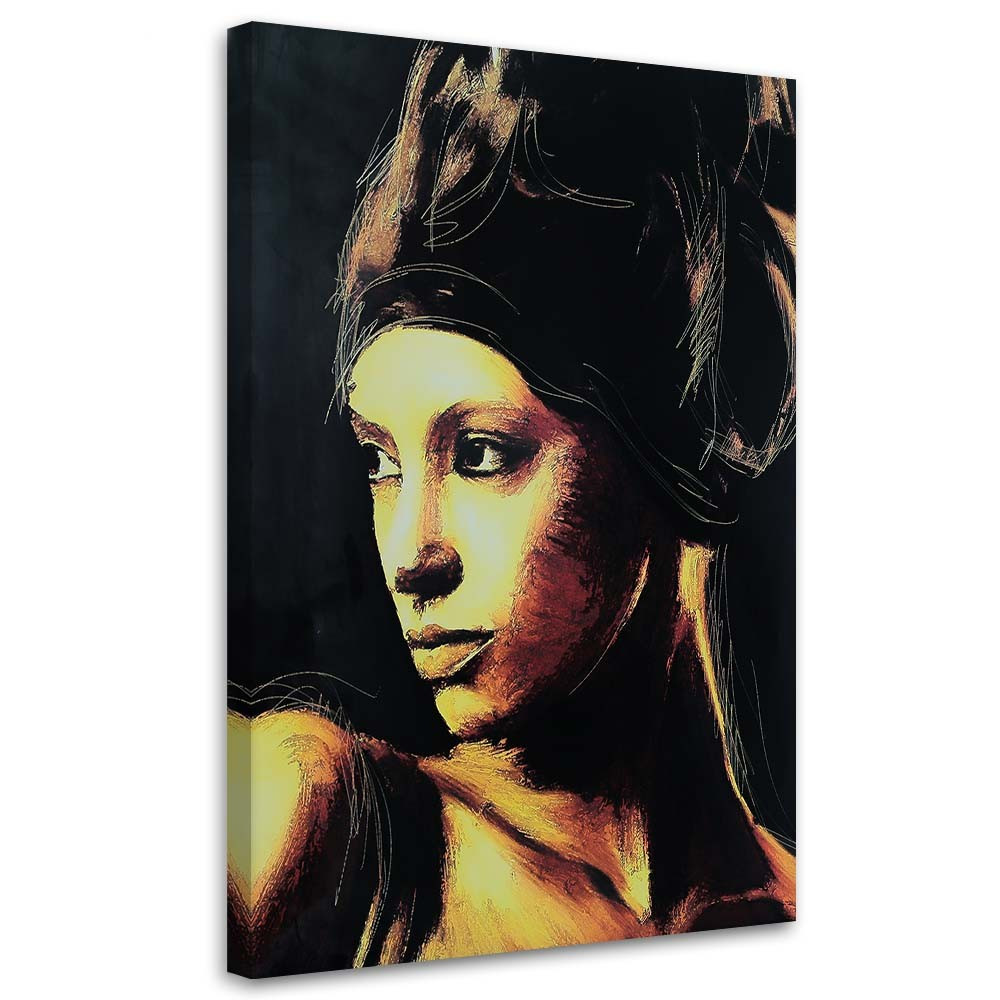 Feeby Obraz na płótnie Kobieta spoglądająca w dal 40x60