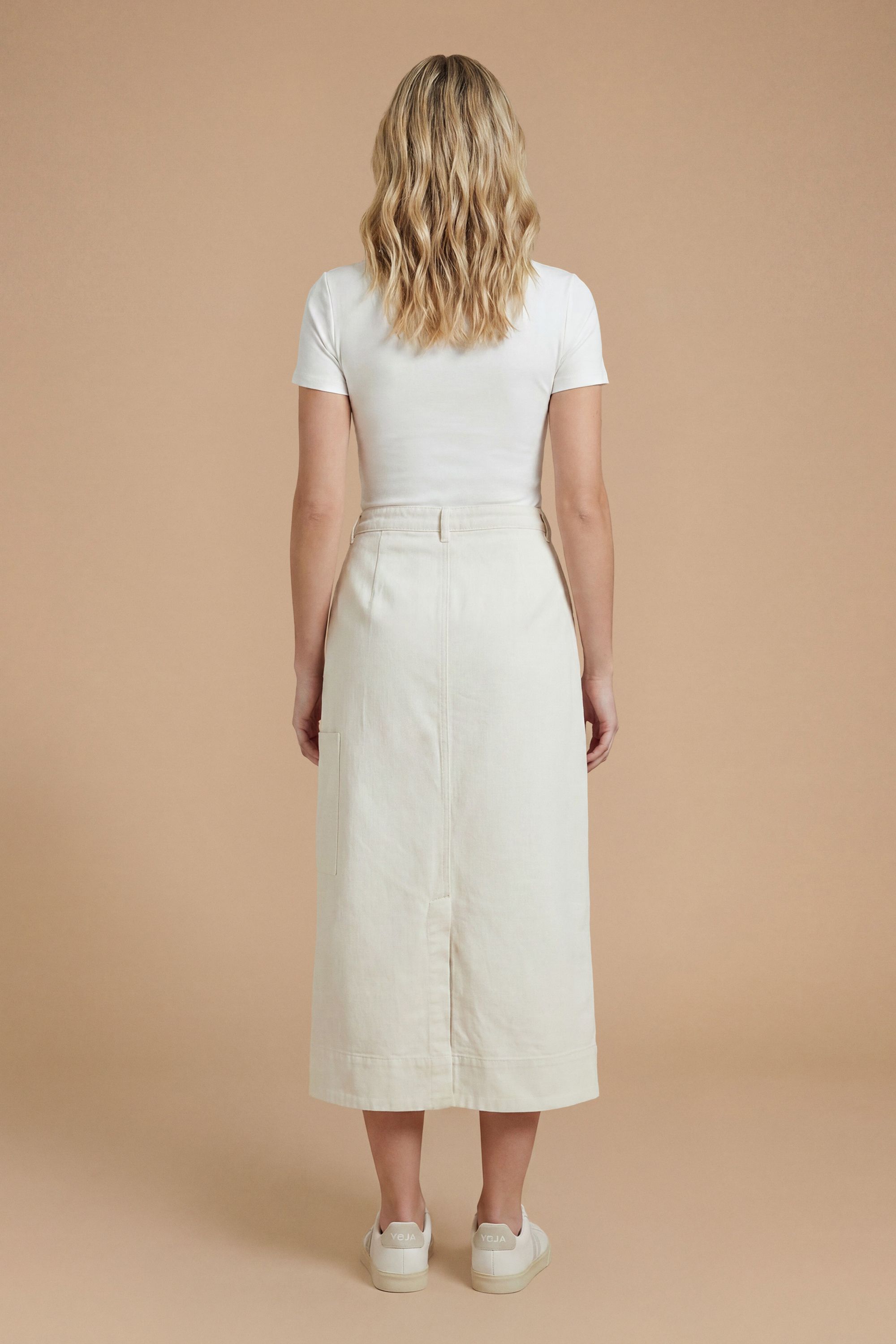 Dorothy Perkins Utility Denim Midi Skirt