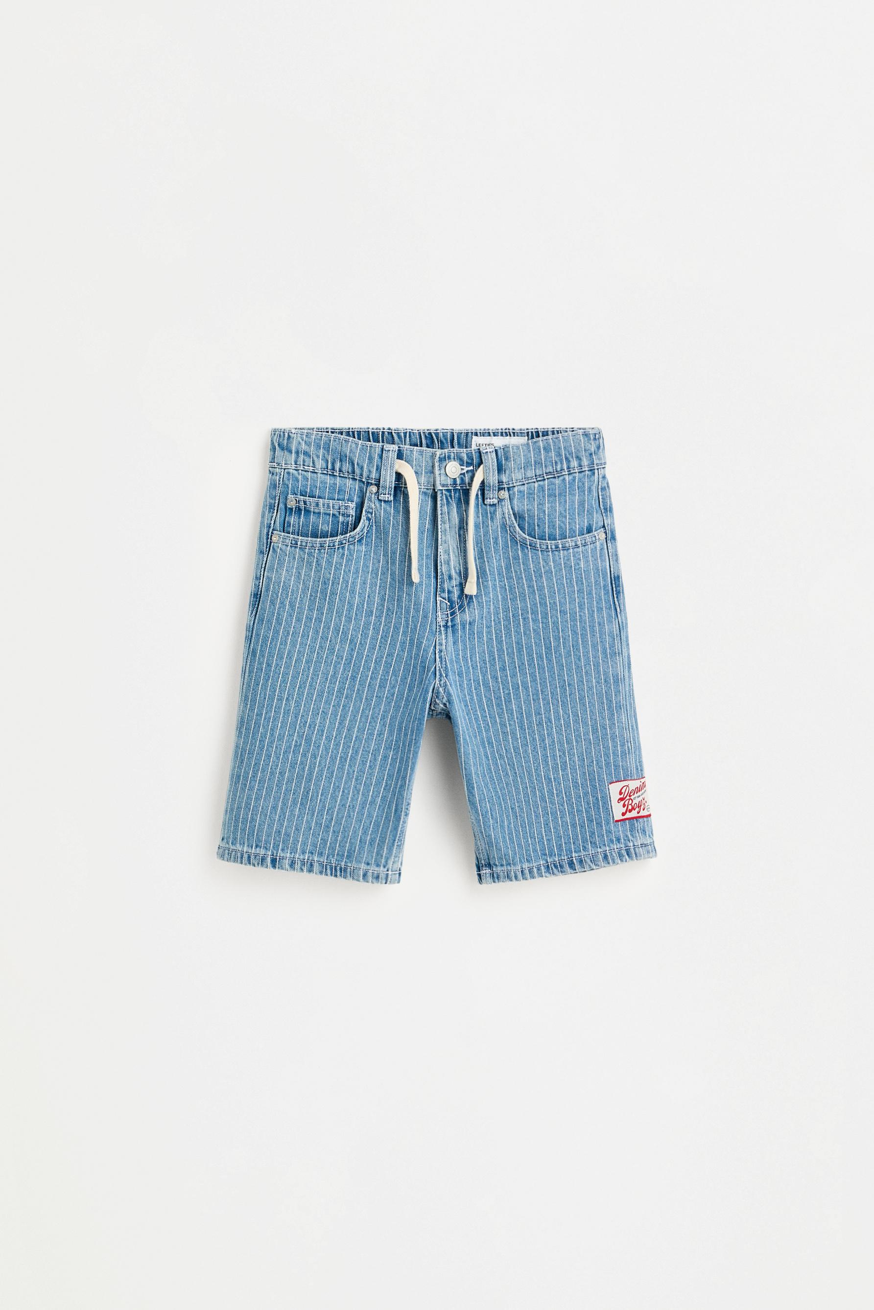 Bermuda denim rayas