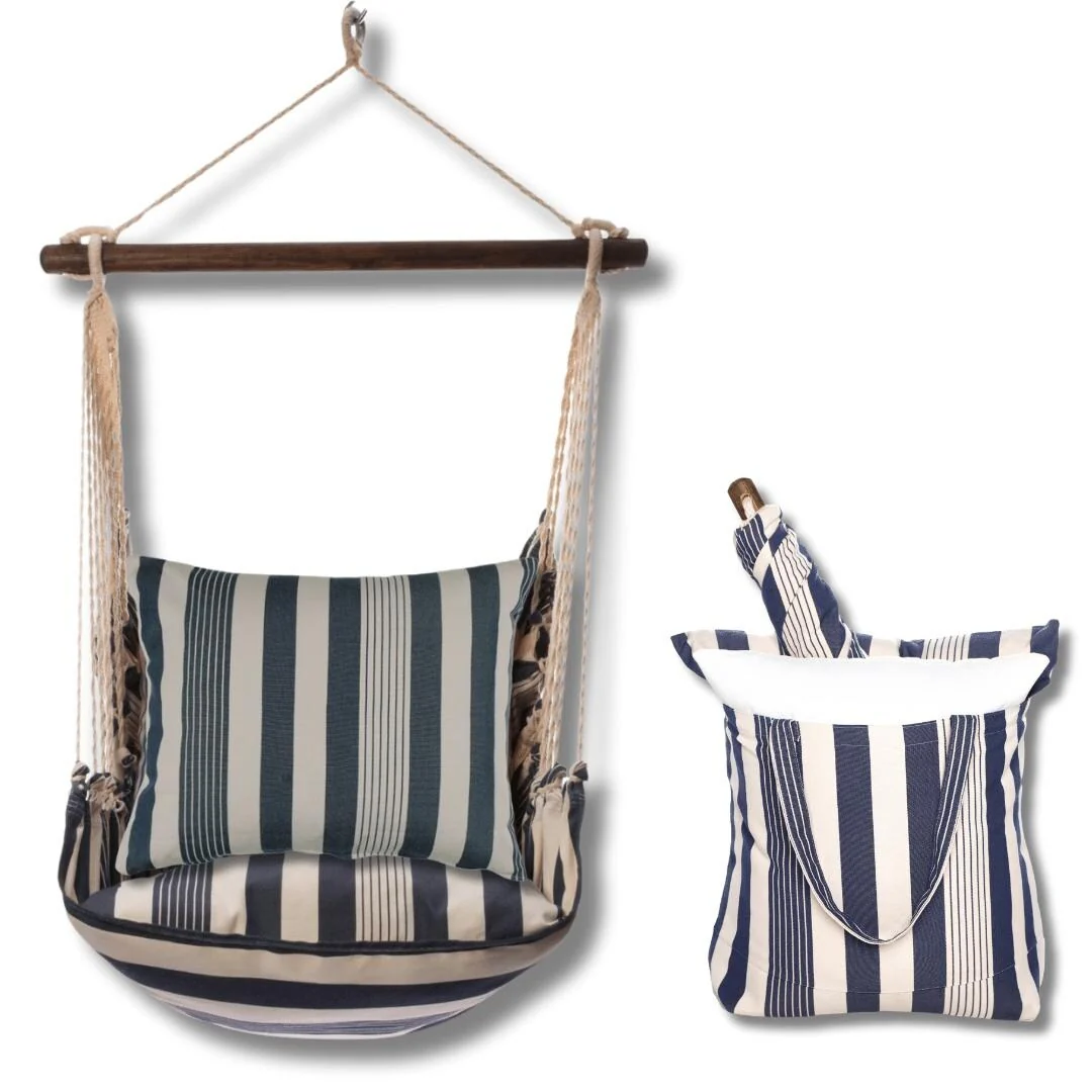 Magnolia Casual Swing Set 4 piece - Marina Stripe w/ Marina Stripe