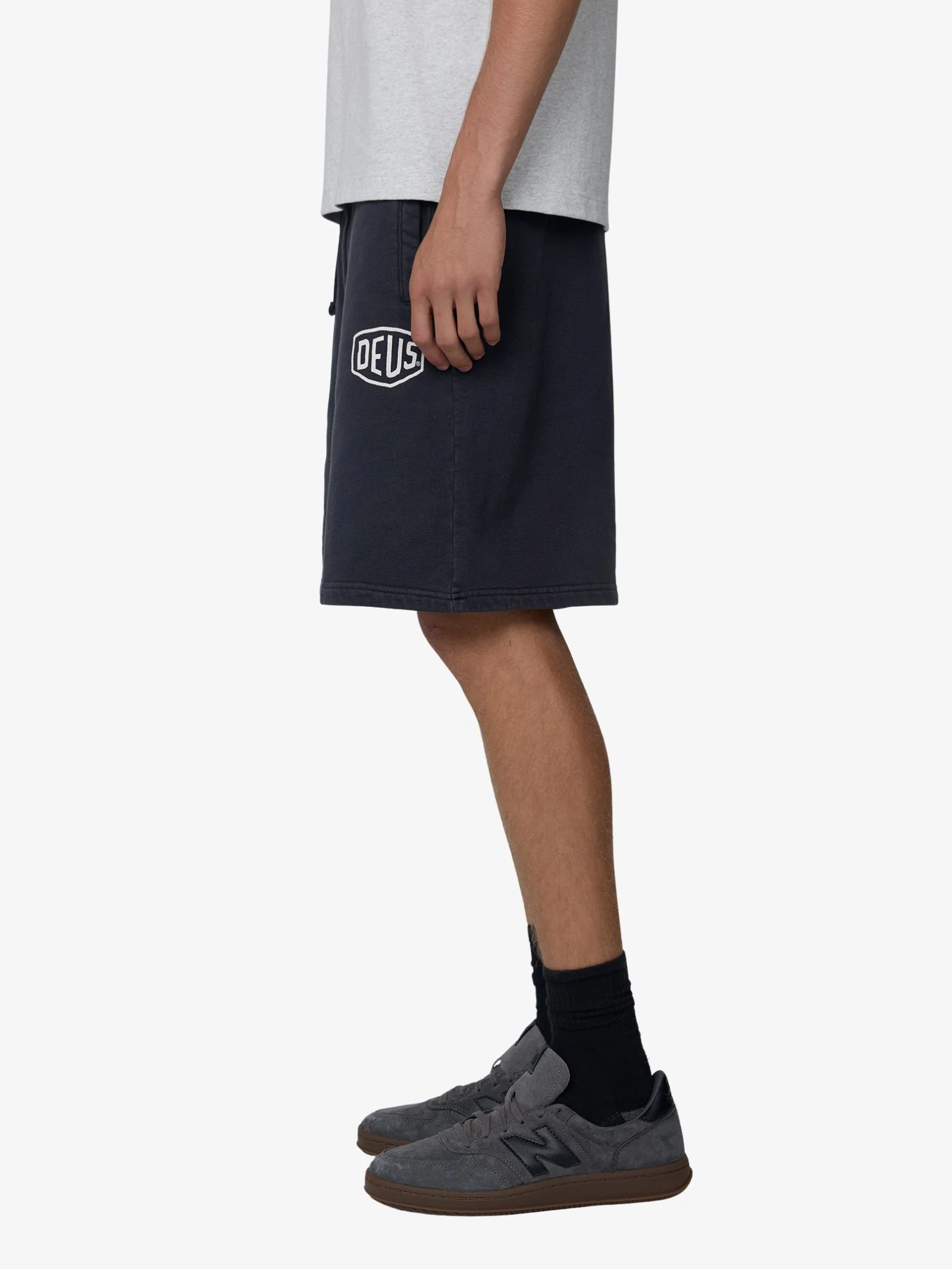 Shield Garment Dyed Track Shorts