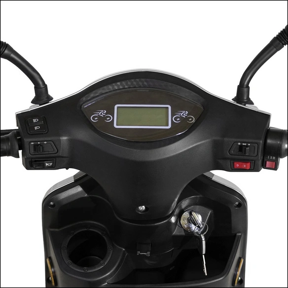 Elektromobil »Bologna«, max. 25 km/h, Reichweite: 50 km, silberfarben