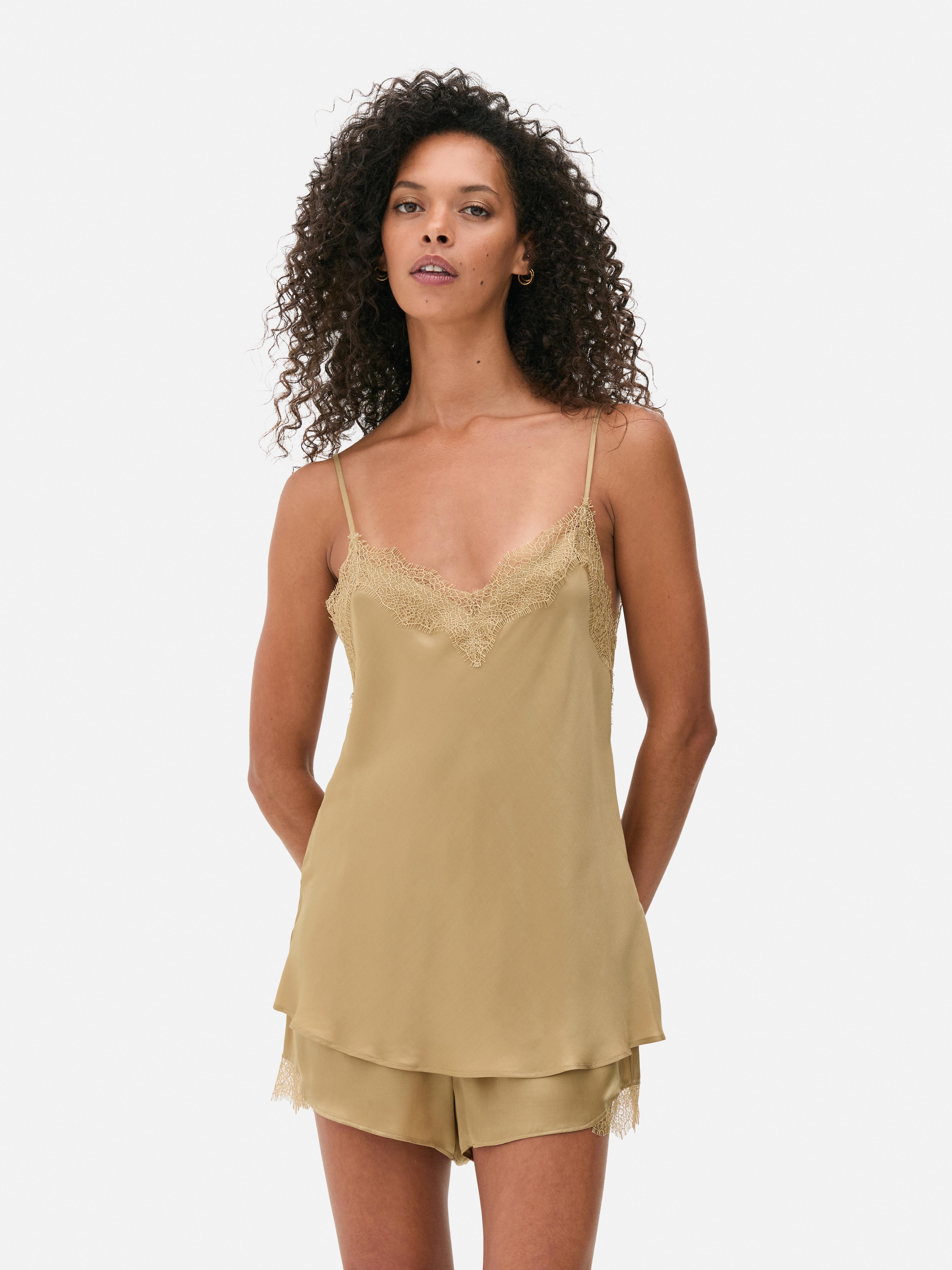 The Edit Lace Trim Cami