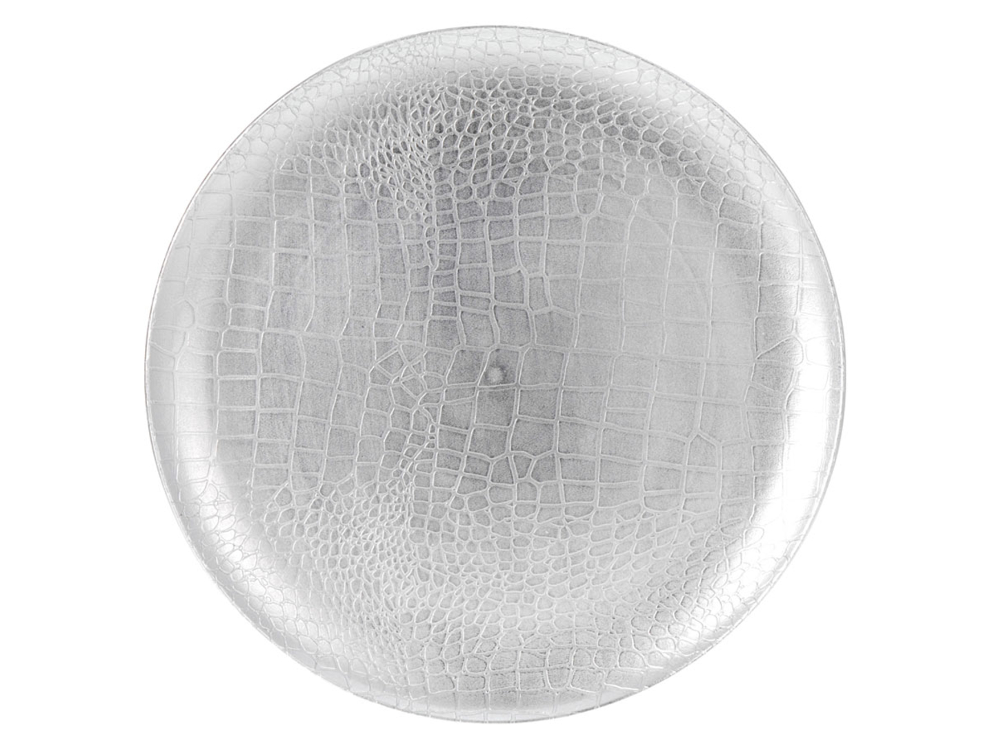 Podkładka pod talerz 33 cm srebrna