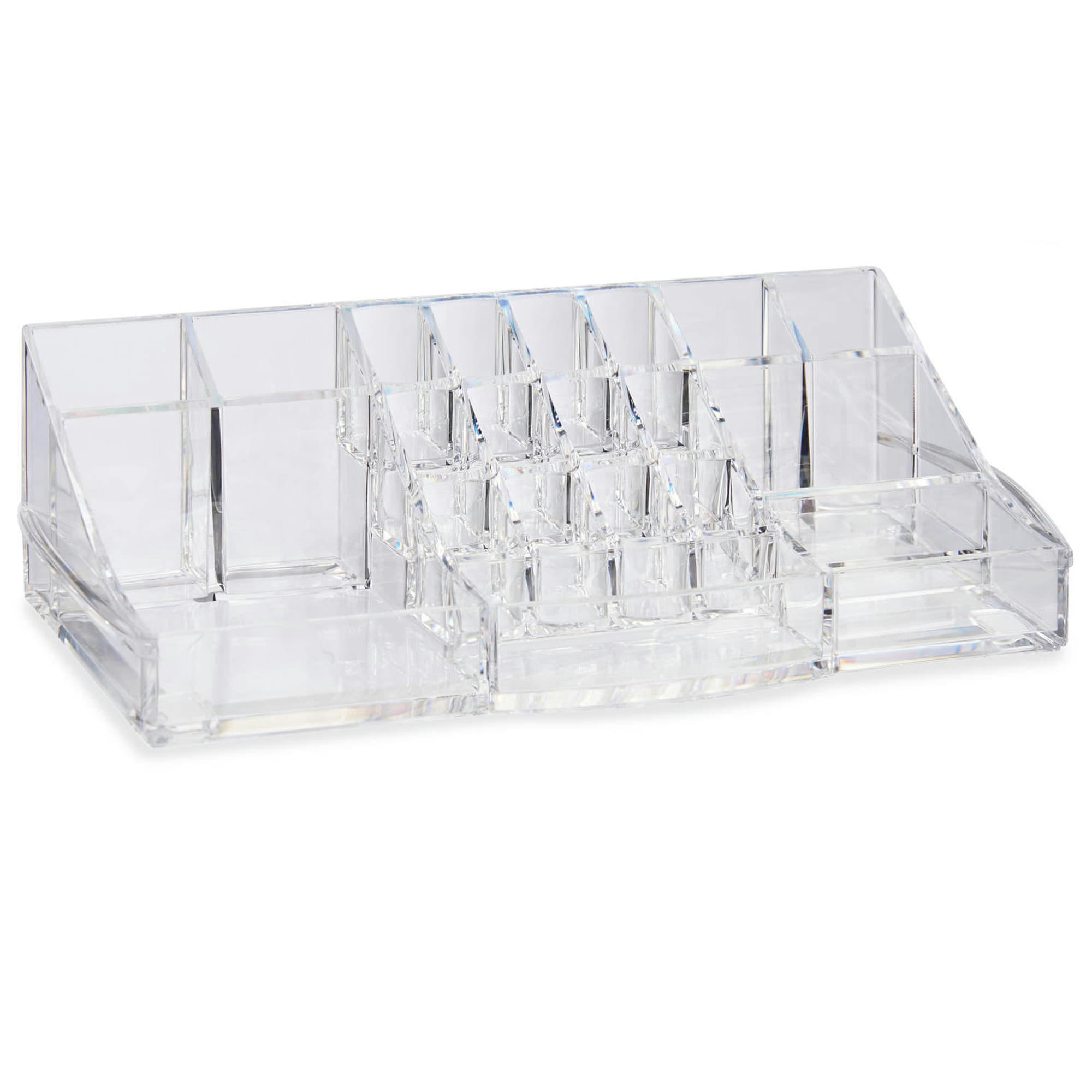 - Rangement maquillage acrylique transparent 20 compartiments