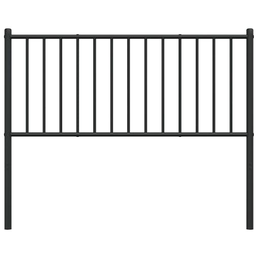 NNEVL Metal Headboard Black 107 cm
