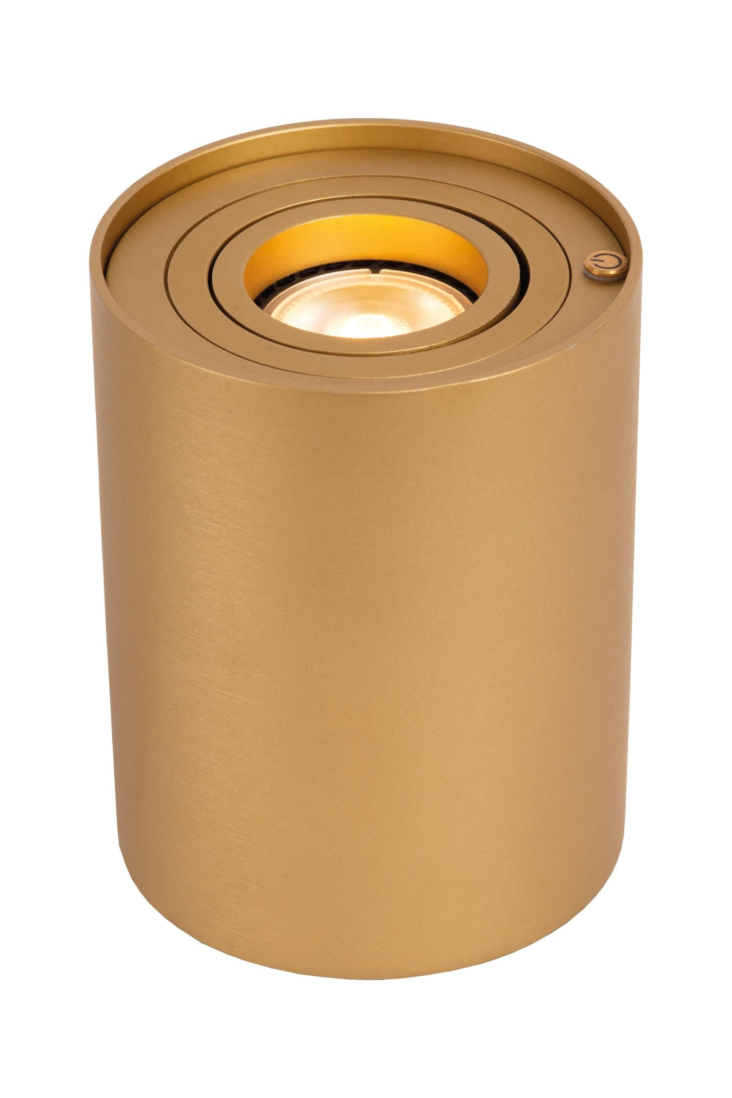 Lucide tafellamp TUBE - 1xGU10 - Mat Goud / Messing