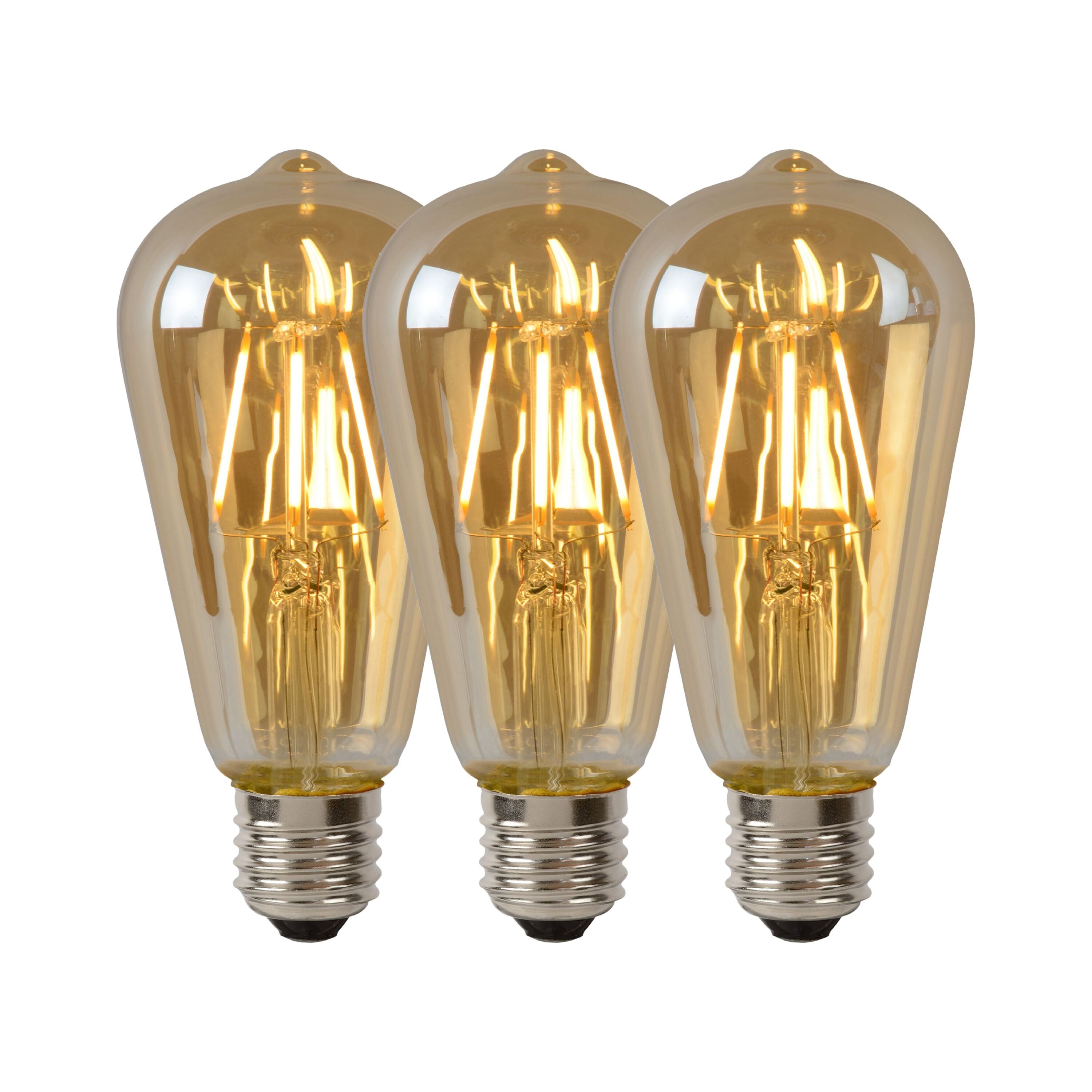 Lucide ST64 Filament lamp - Amber (set van 3)