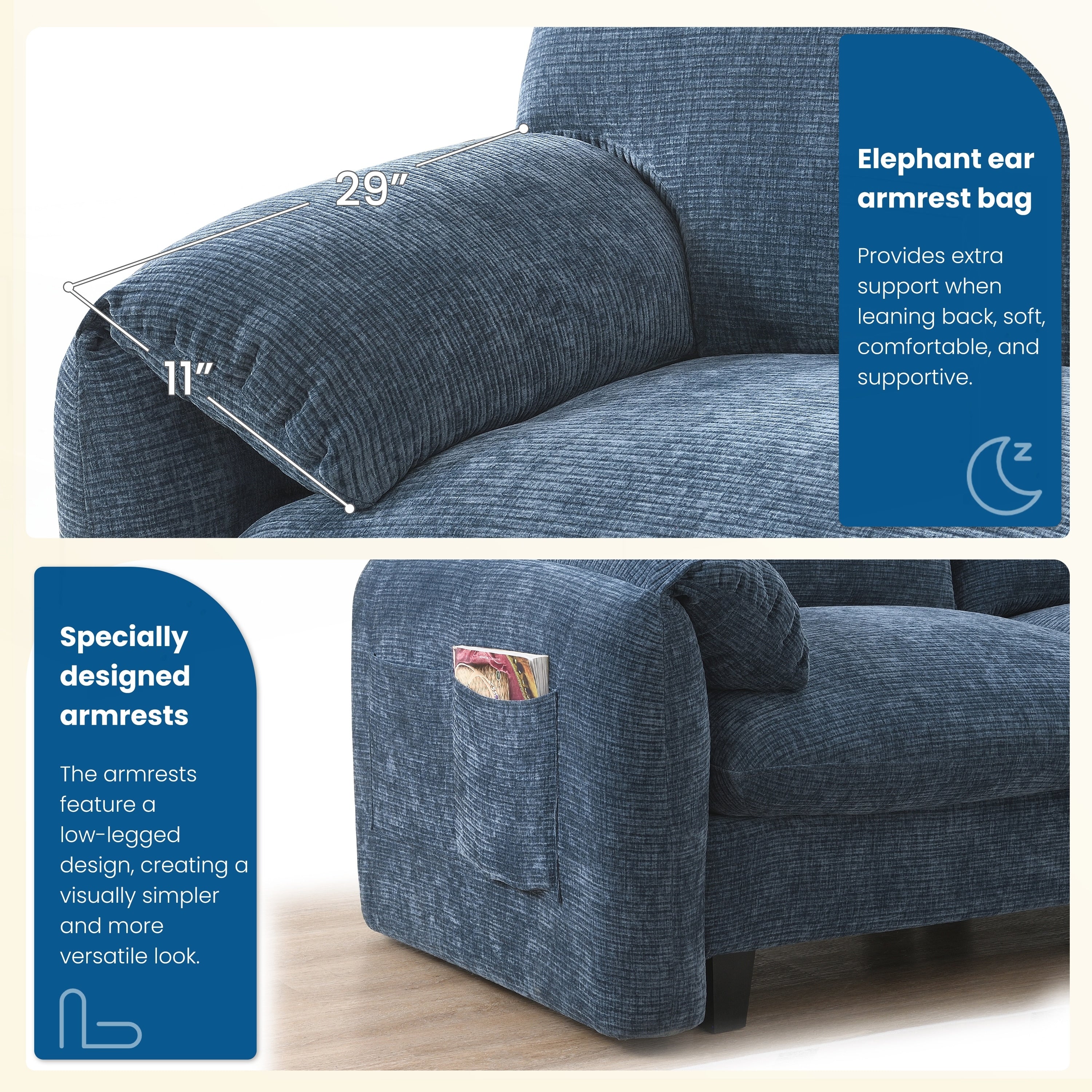 140 Inch Modular Sectional Sofa