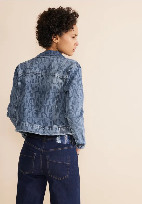 Lasercut Jeansjacke
