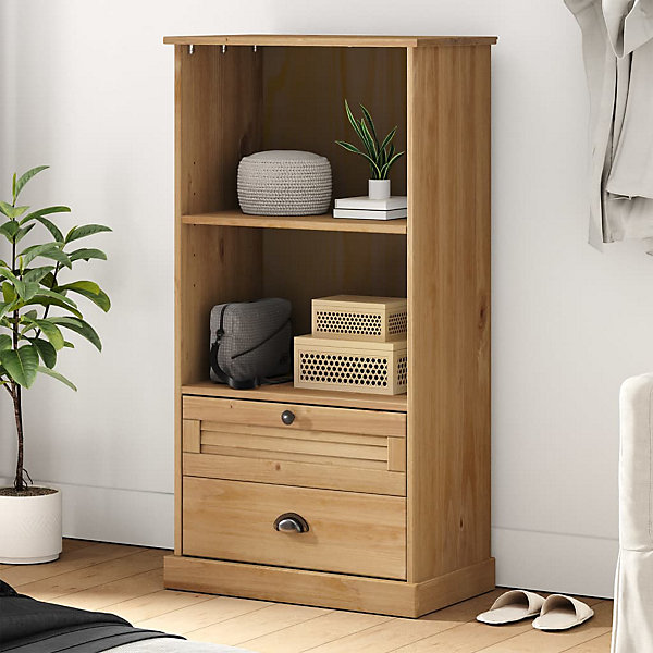 Bibliothèque VIGO 60x35x114,5 cm bois massif de pin vidaXL