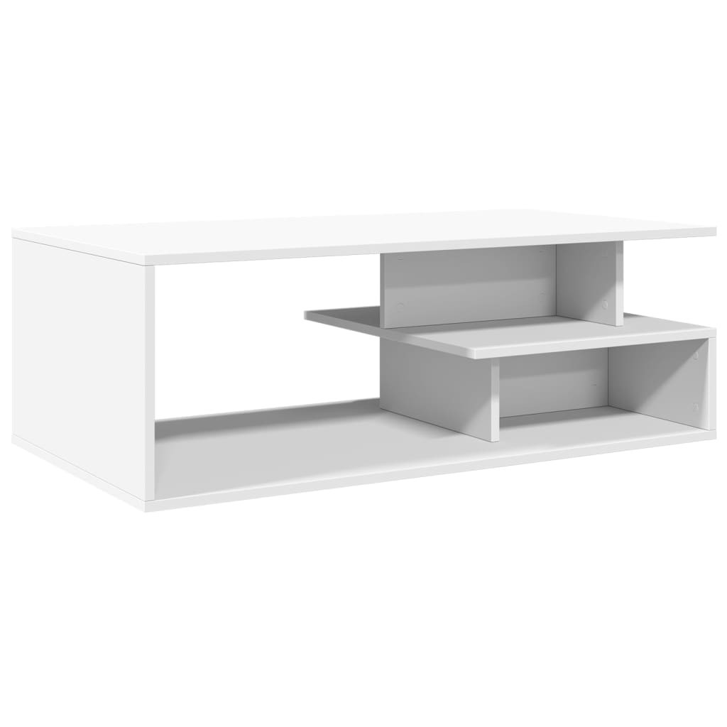Stolik Kawowy Ława Stół Biały 102x55x35 Do Salonu Do Pokoju