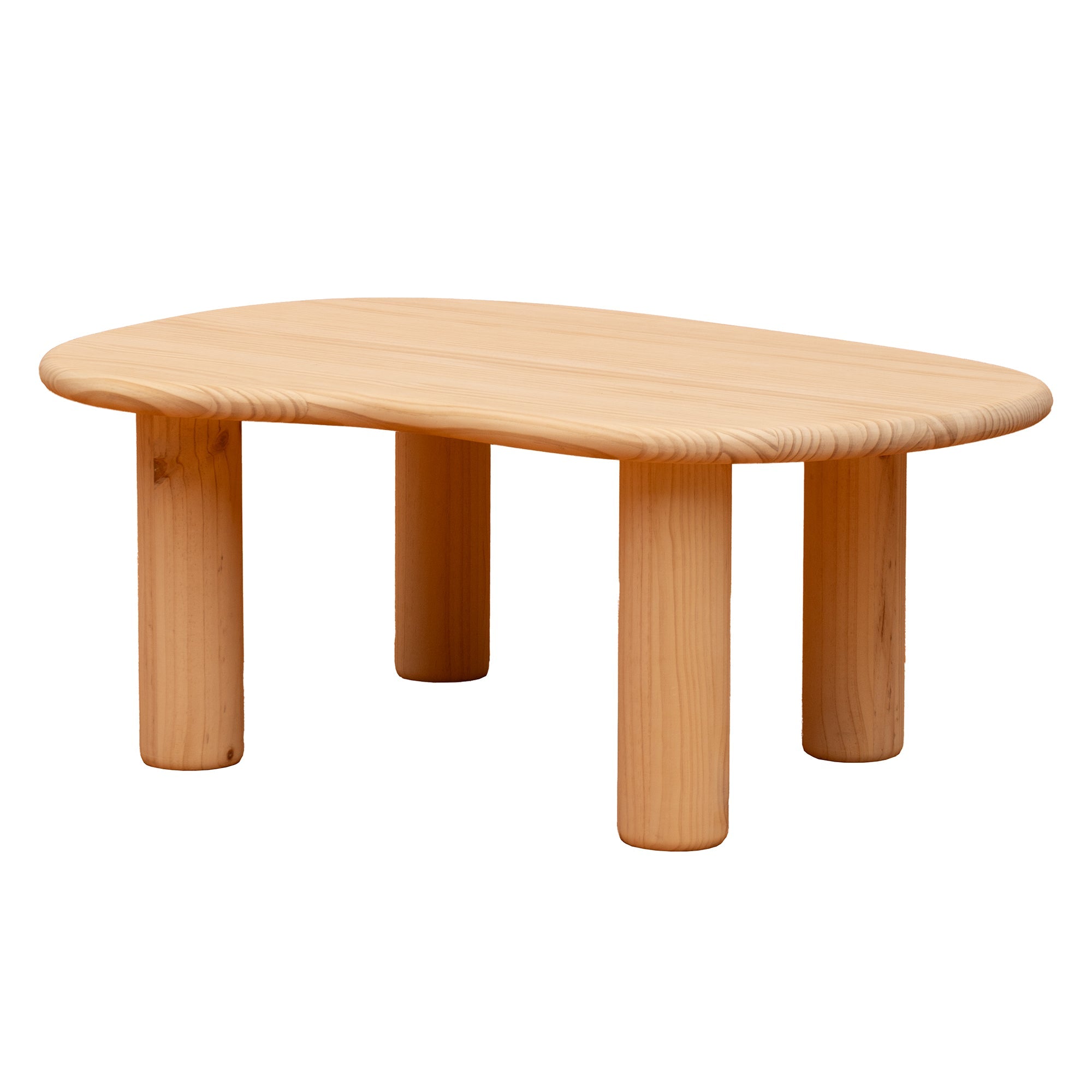 Naan Furniture Salontafel Calella - Natuurlijk gelakt massief grenen - 93 cm