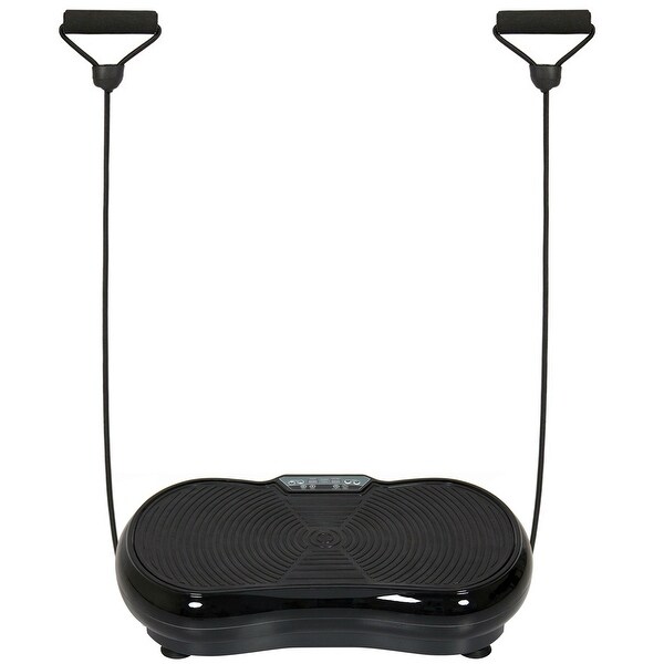 Black Full Body 99 Speed Oscillating Vibration Platform - 25"(L) x 13.75"(W) x 5"(H)