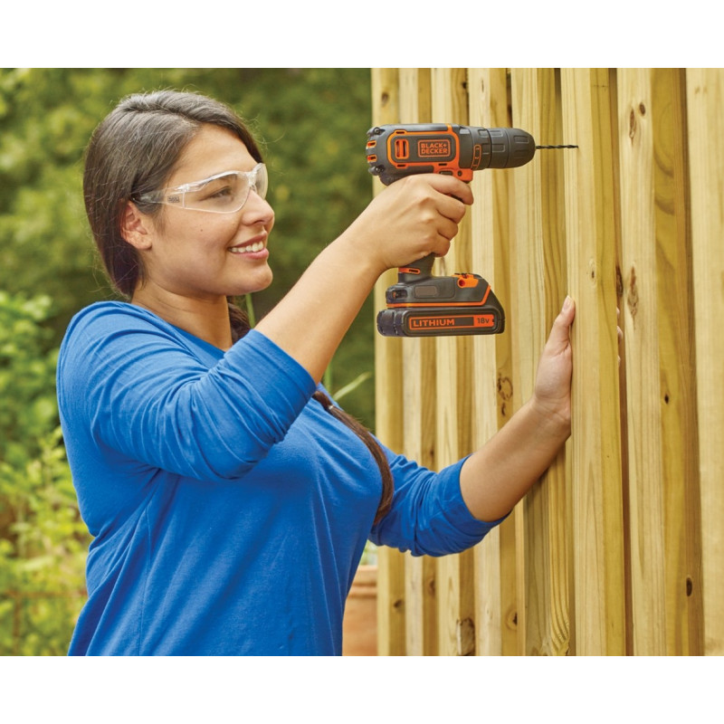 Perceuse visseuse sur batterie BDCDC18-QW 18 V BLACK DECKER
