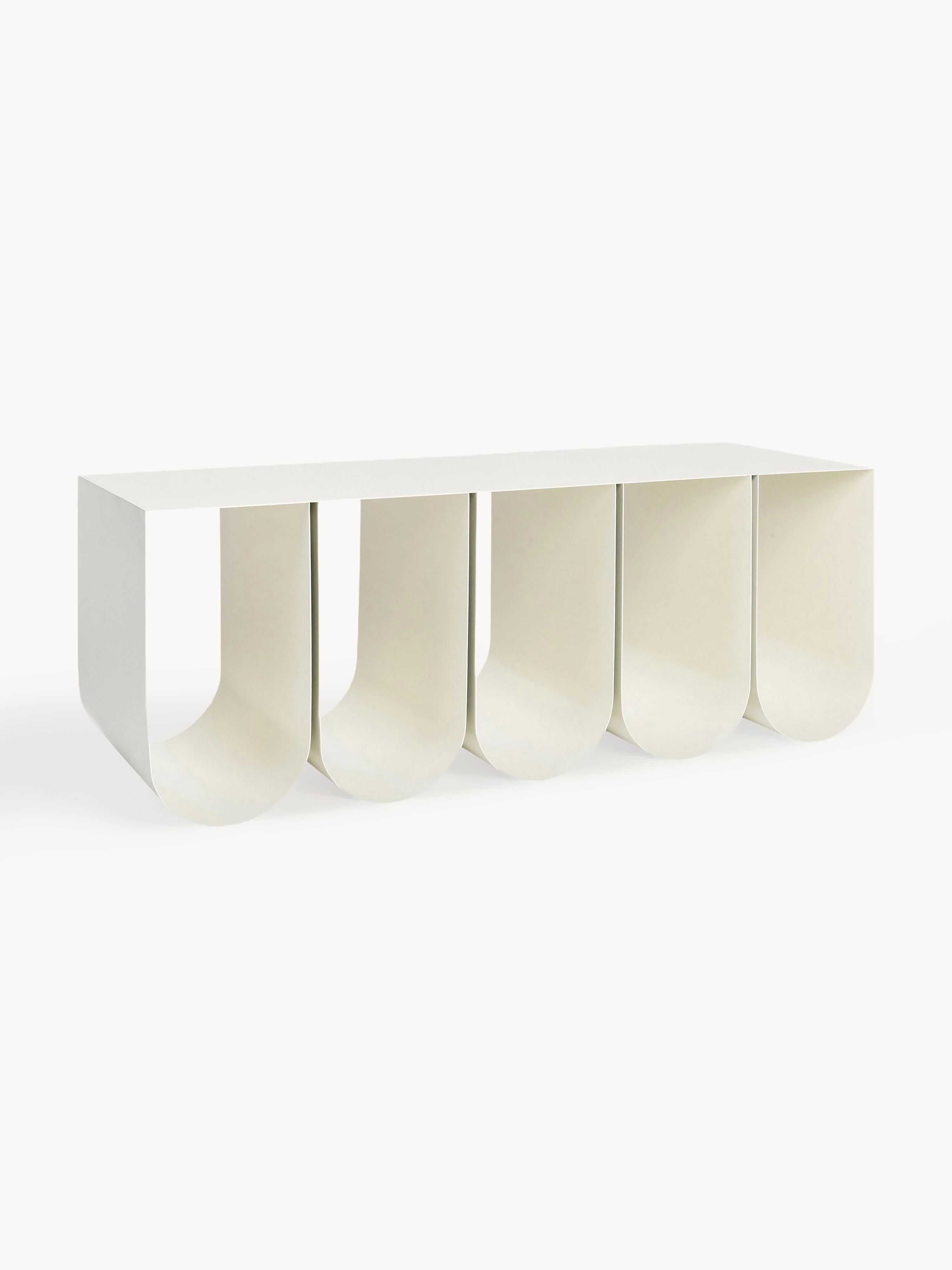 Metall-Sitzbank Curved