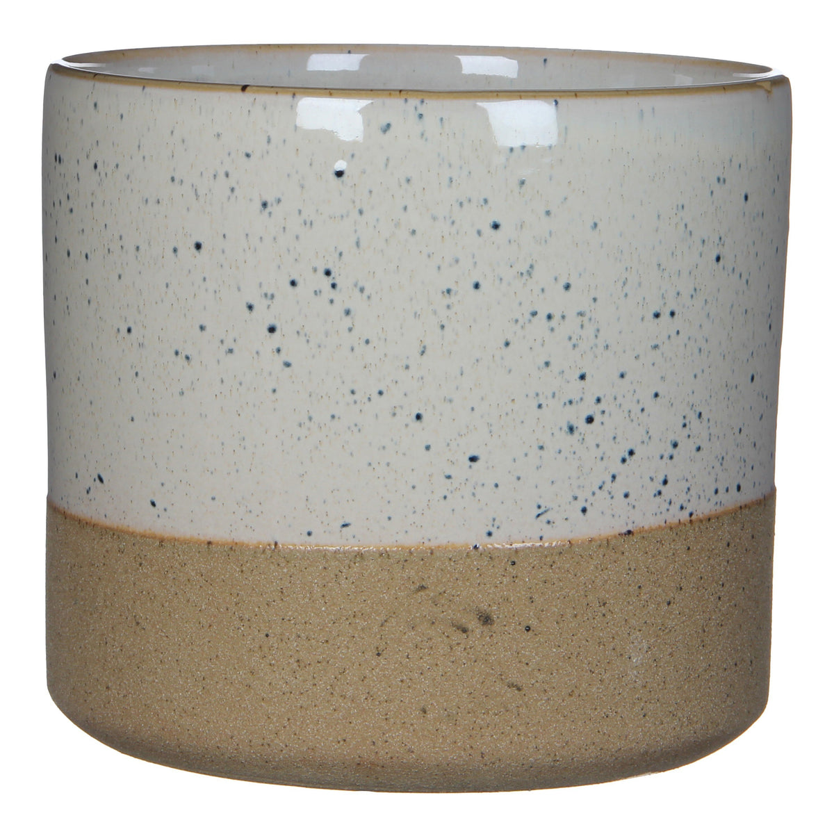 Mica Decorations Lago Bloempot - H18 x Ø21 cm - Wit