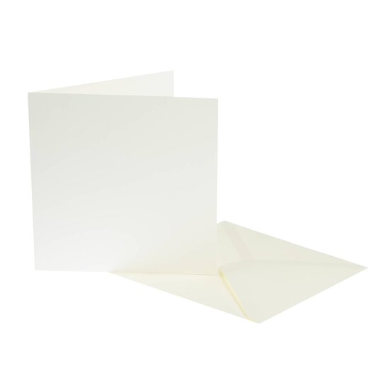 Ivory Cards6 x 6 Inches 50 Pack