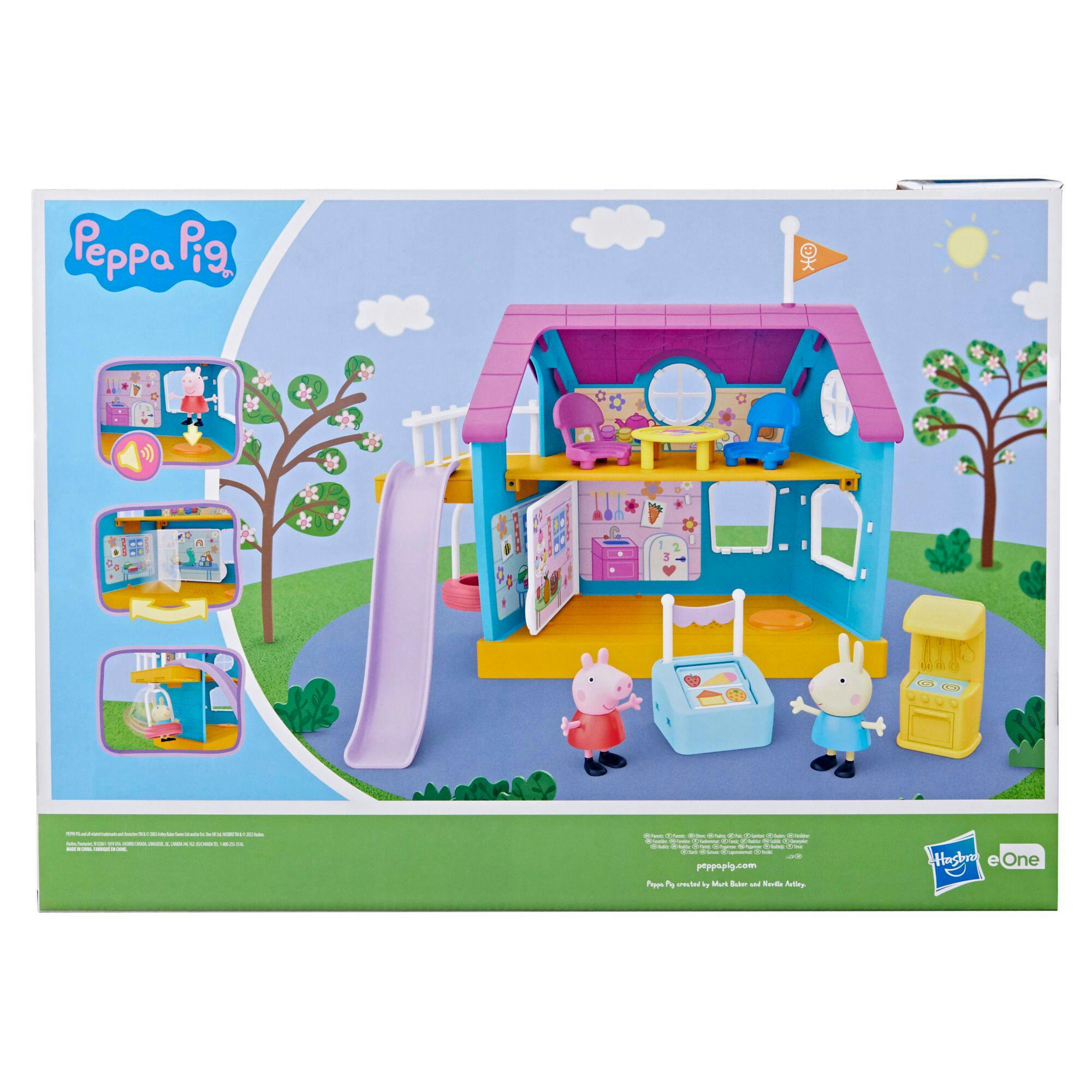 Peppa Pig Kids Only Clubhouse Playset, Ages 3+, 11-pc