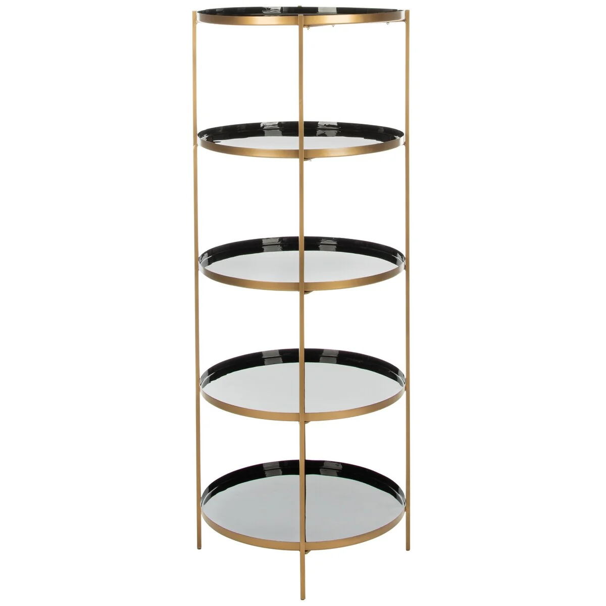 SAFAVIEH Syble Round 5-Tier Etagere - 20 x 20 x 53 - 20Wx20Dx53H