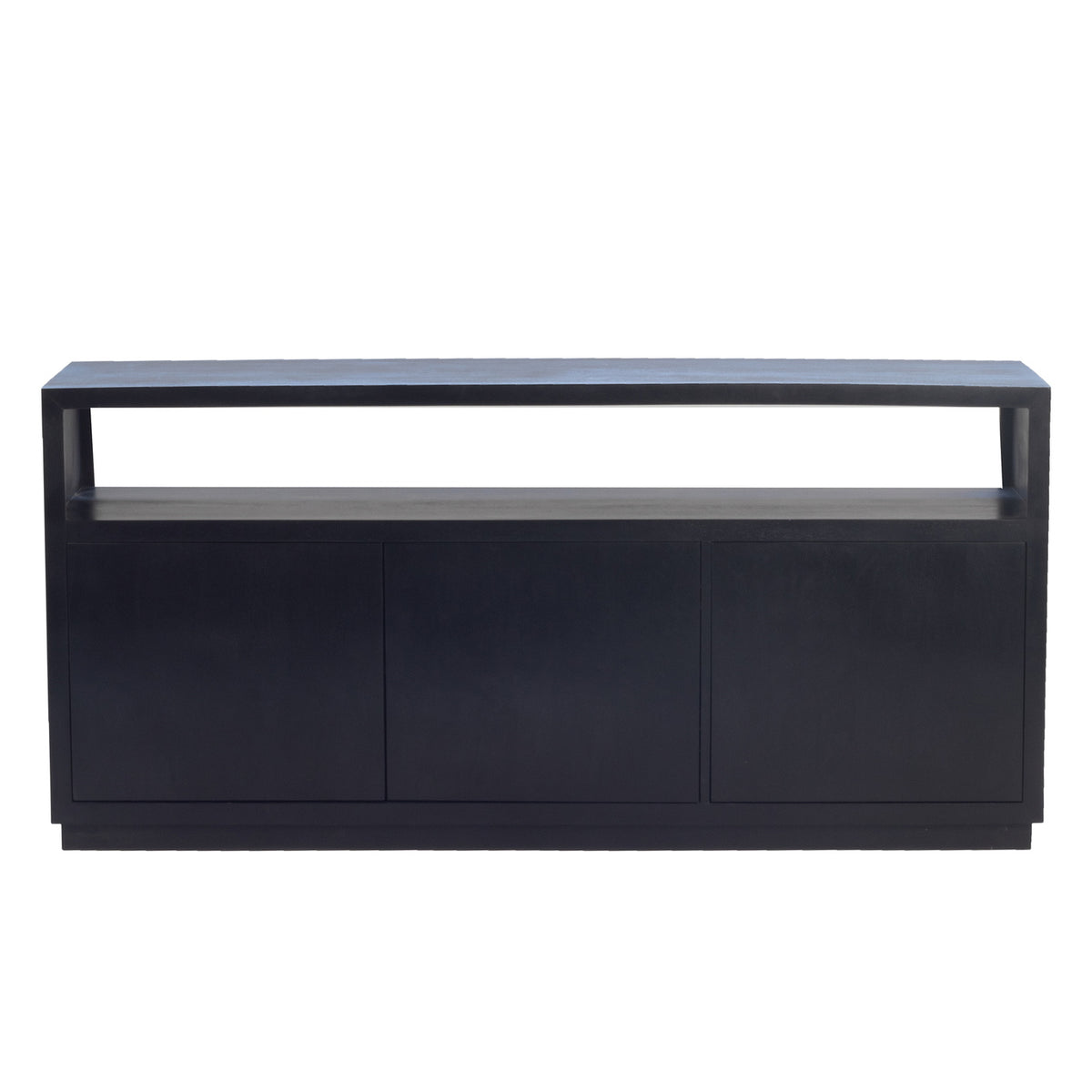 Giga Meubel Dressoir Luxurious - Zwart Mangohout - 180x40x85cm