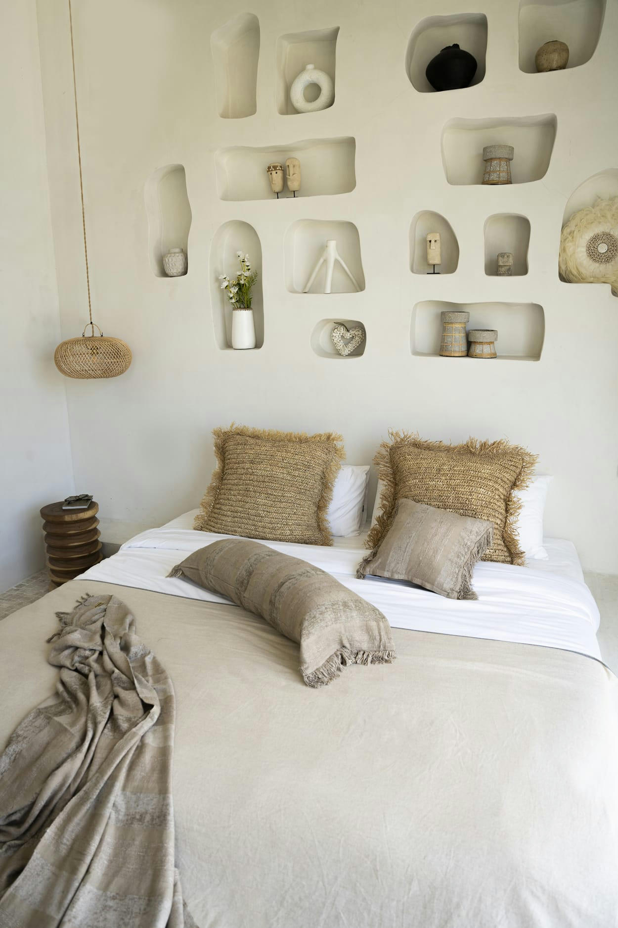 OH MY GEE - Coussin en velours gris 40x40