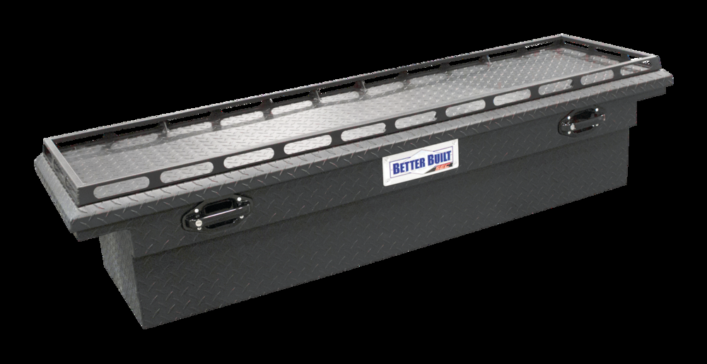 BetterBuilt SEC Low Profile Crossover Truck Box with Rails, Black