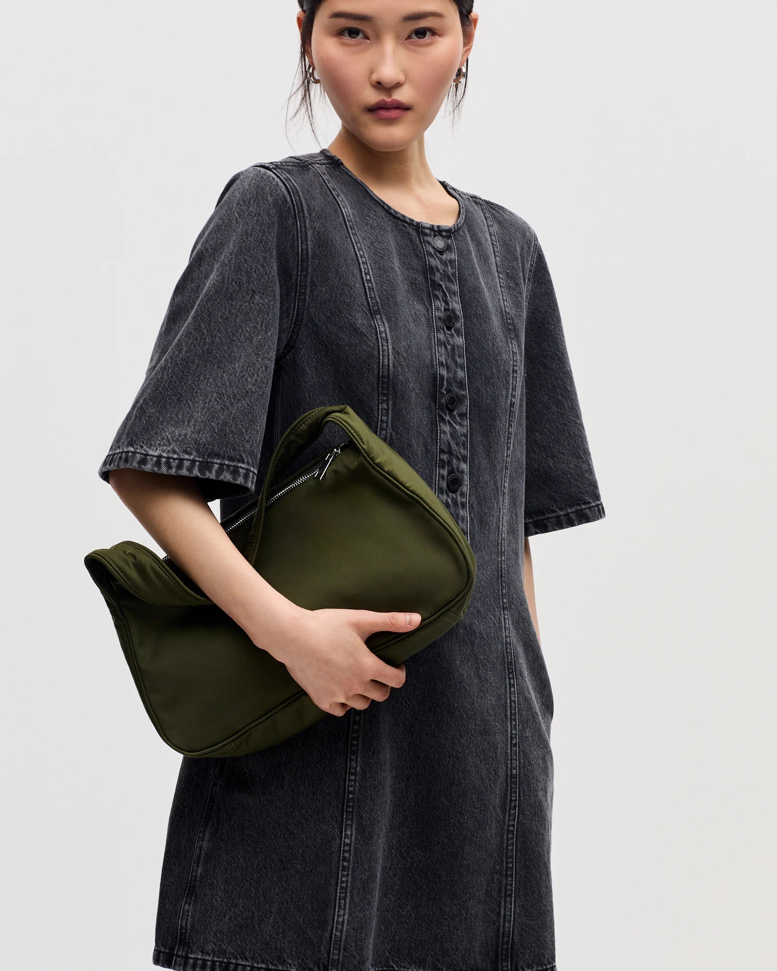 Robe courte en coton